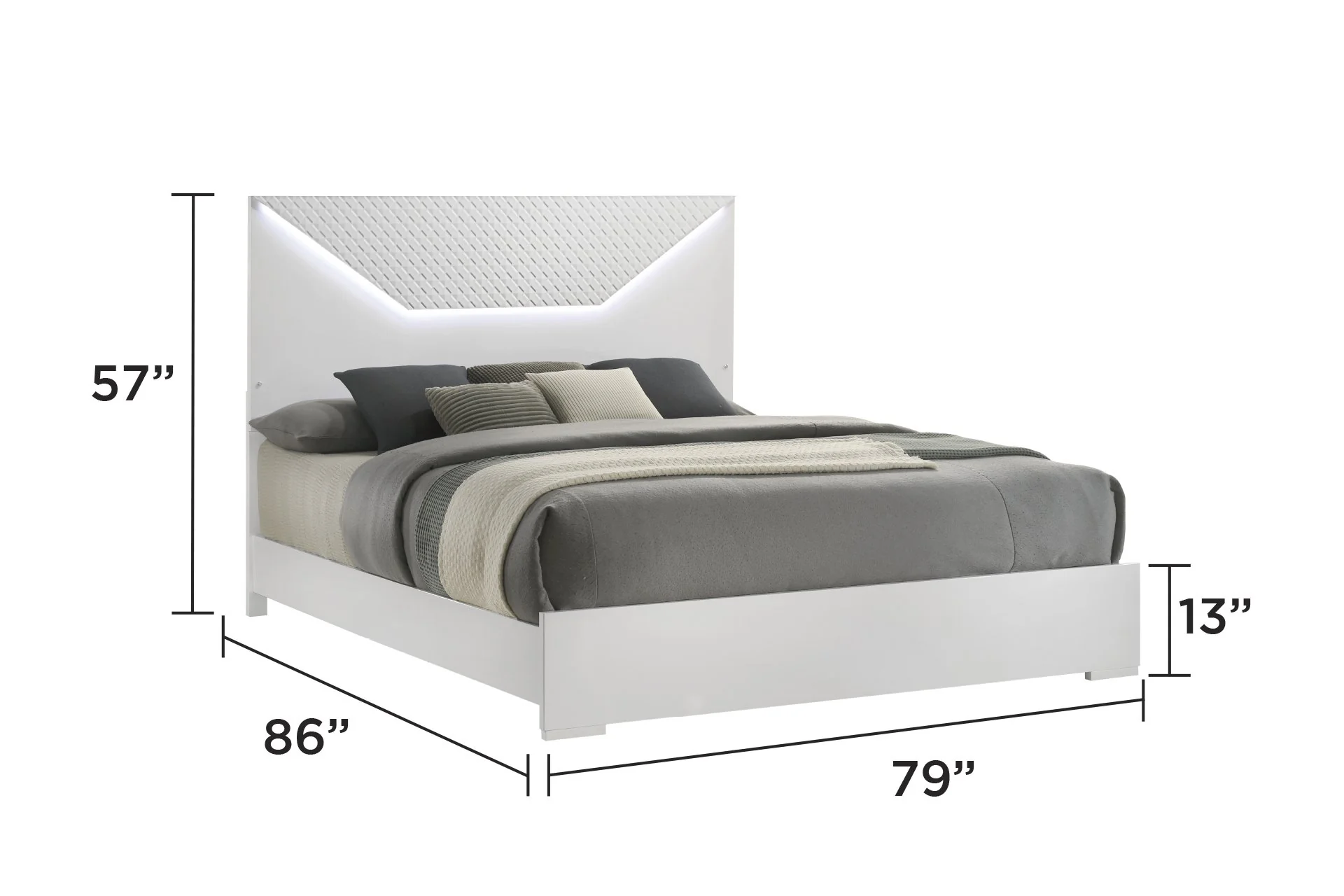 Blanca King Bed - Image 4