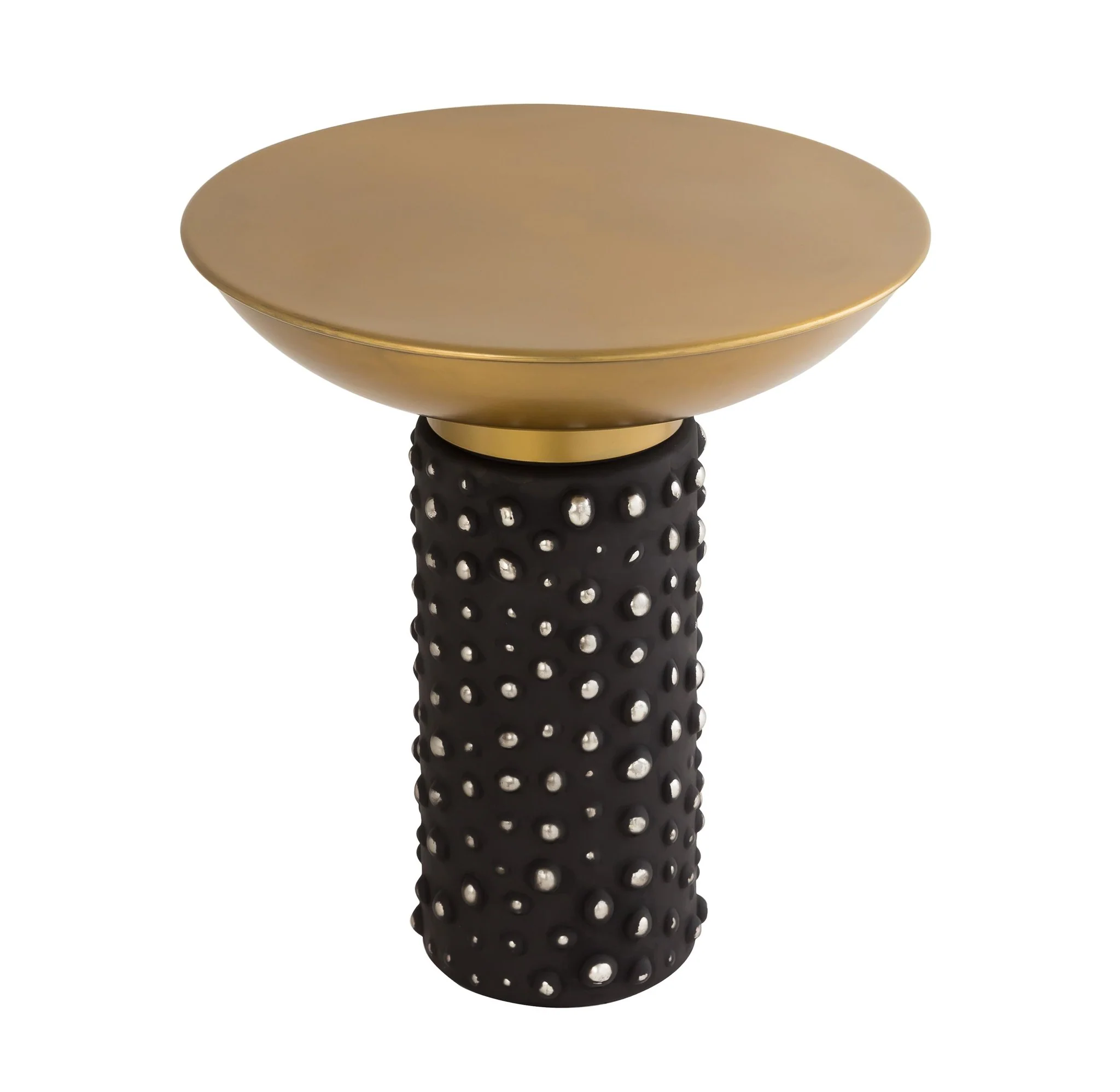 Blaze Glass/Brass Side Table - Image 4