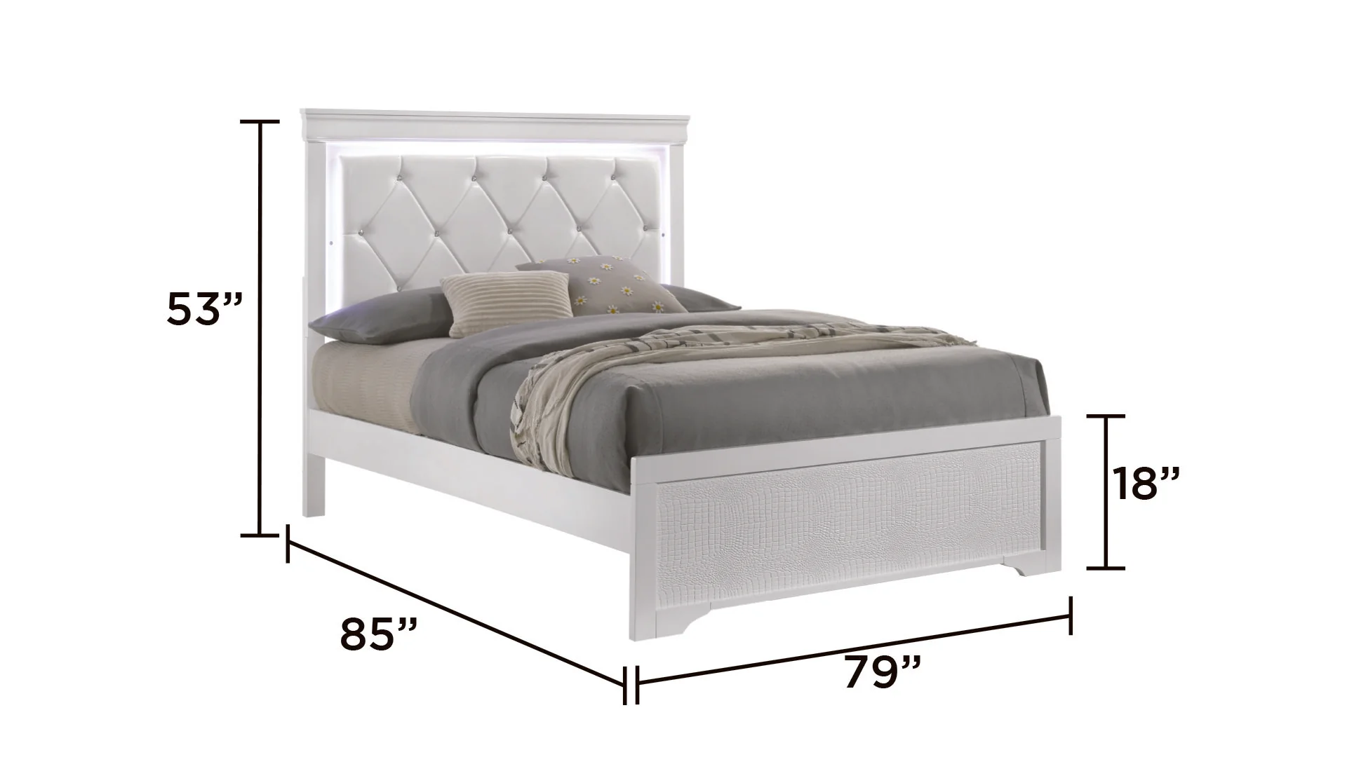 Blaze King 4PC White - Image 5