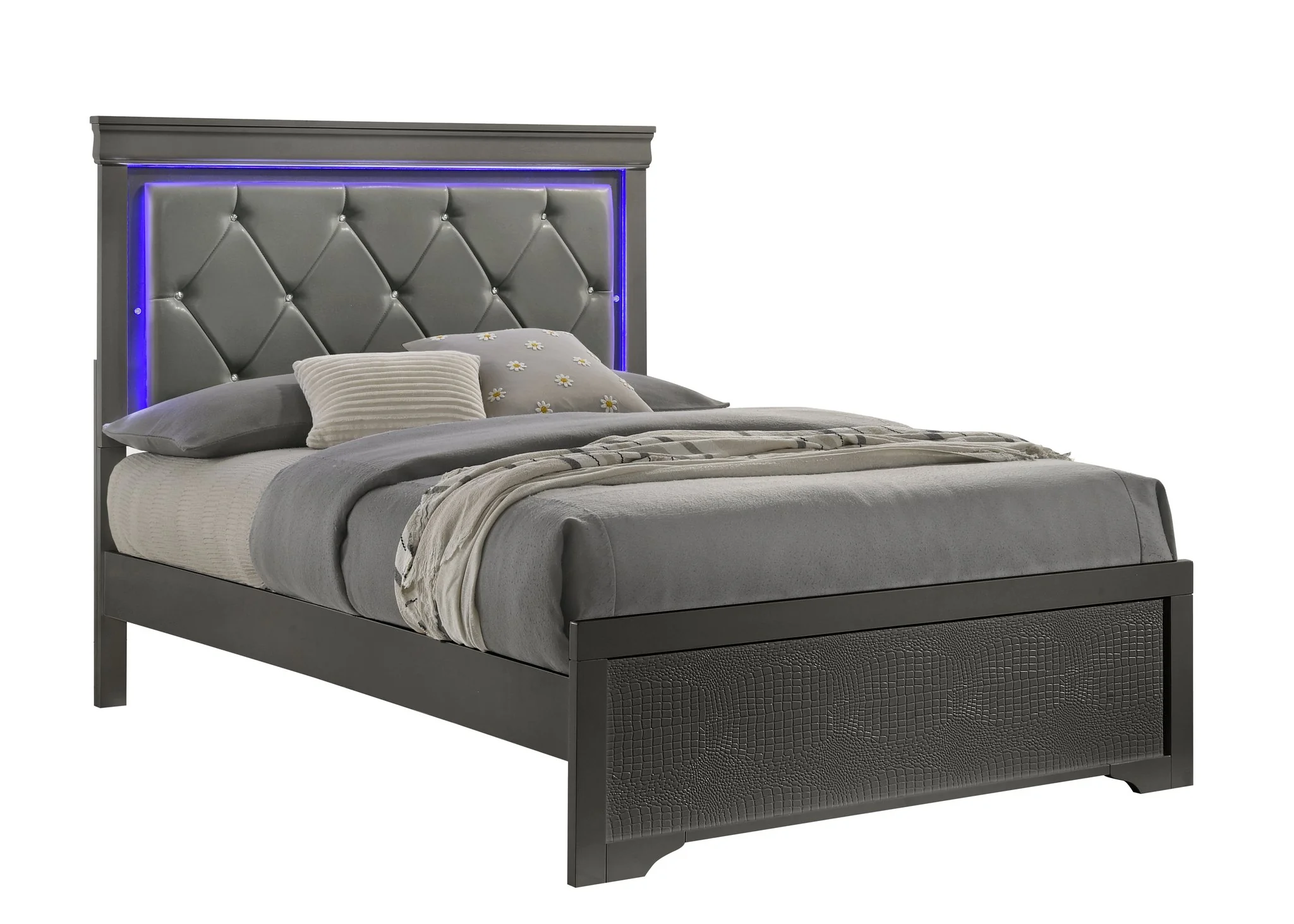 Blaze Queen 4PC Gray - Image 2