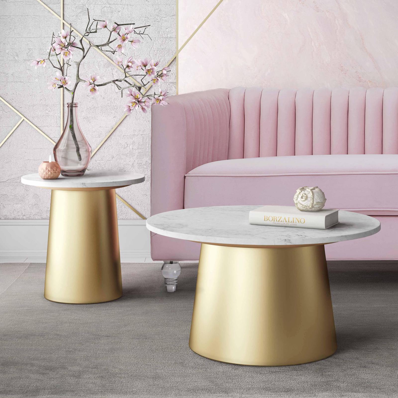 Bleeker Marble Coffee Table - Image 2