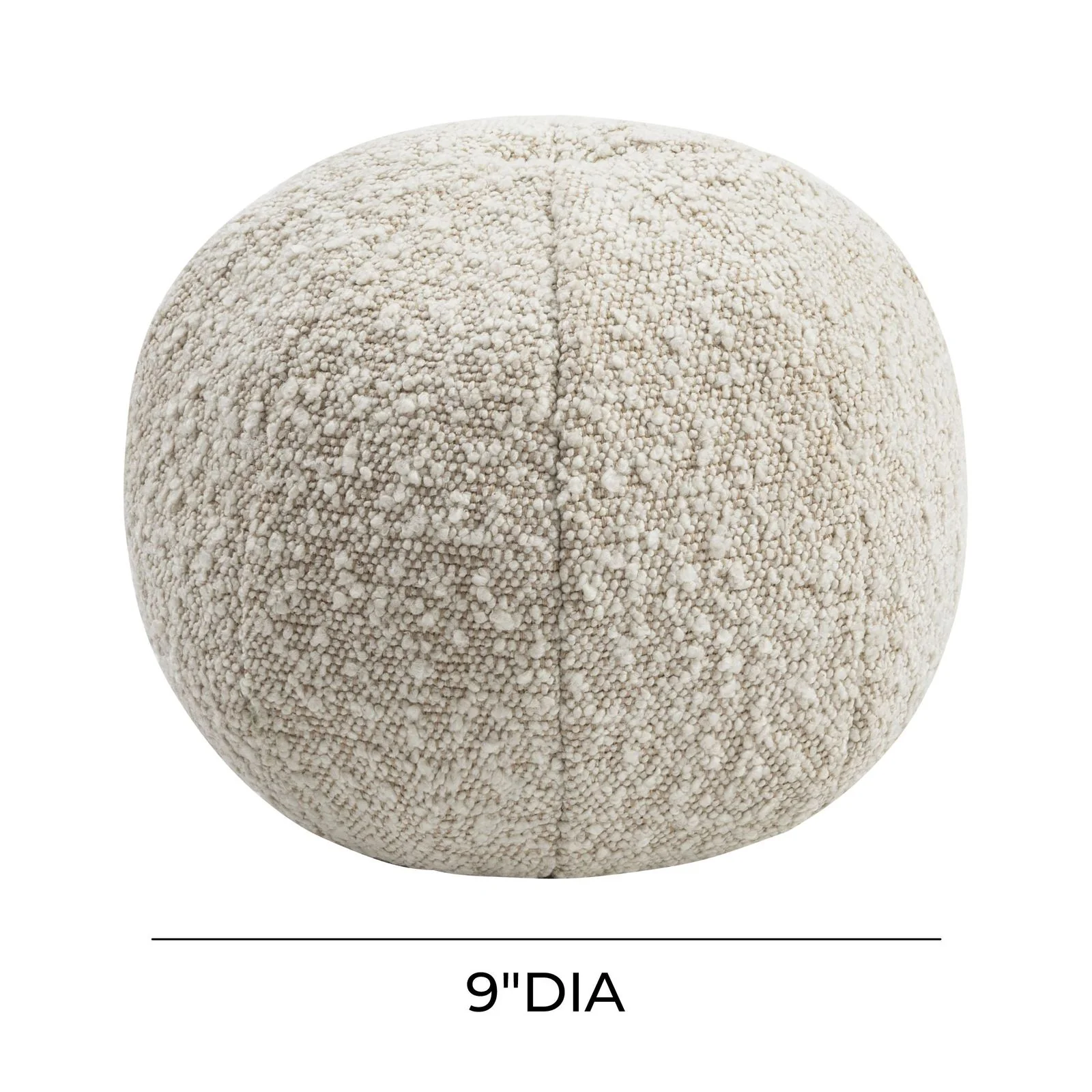 Boba Beige Boucle 9 inch Pillow - Image 3