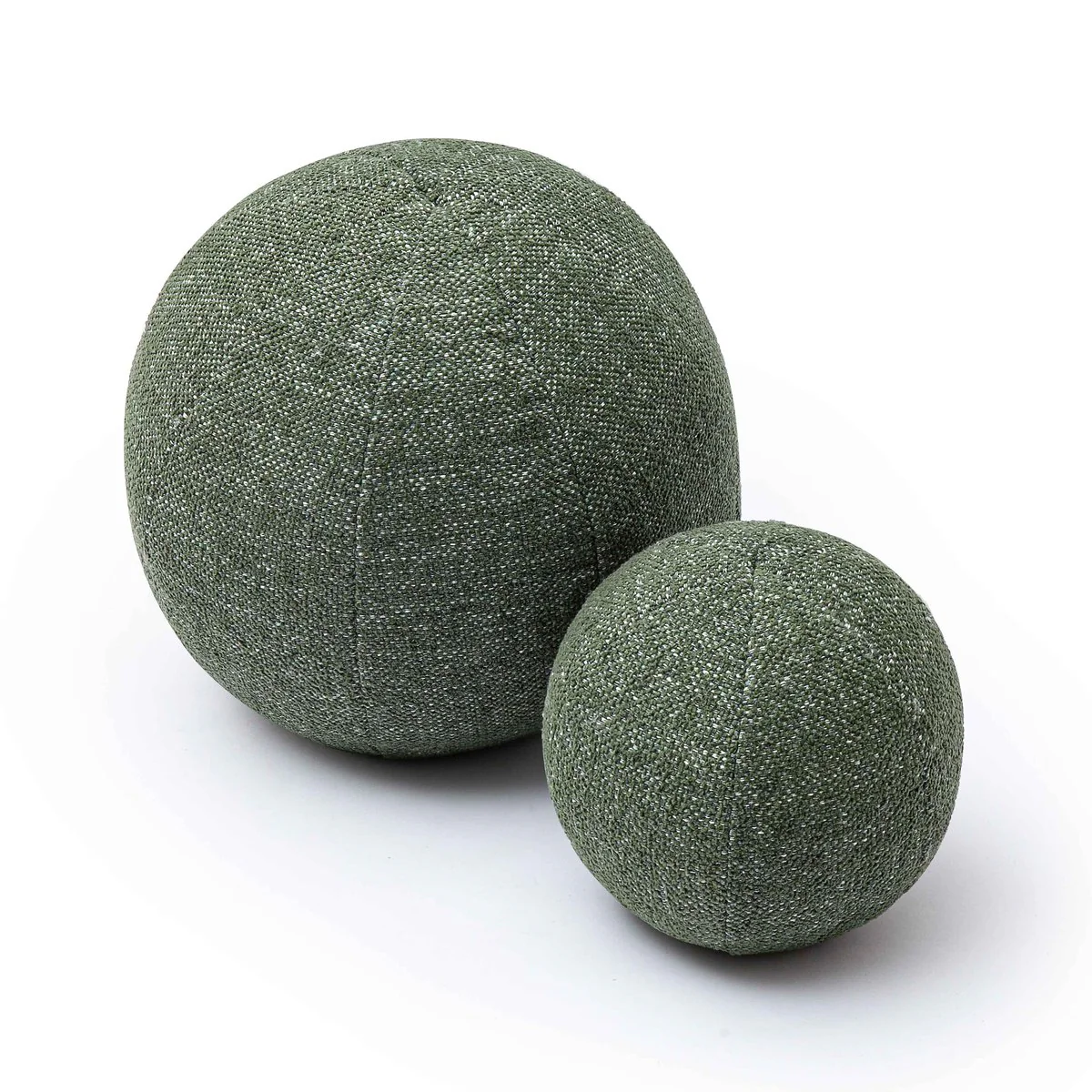 Boba Forest Green Textured Basketweave 9 inch Pillow - Image 5