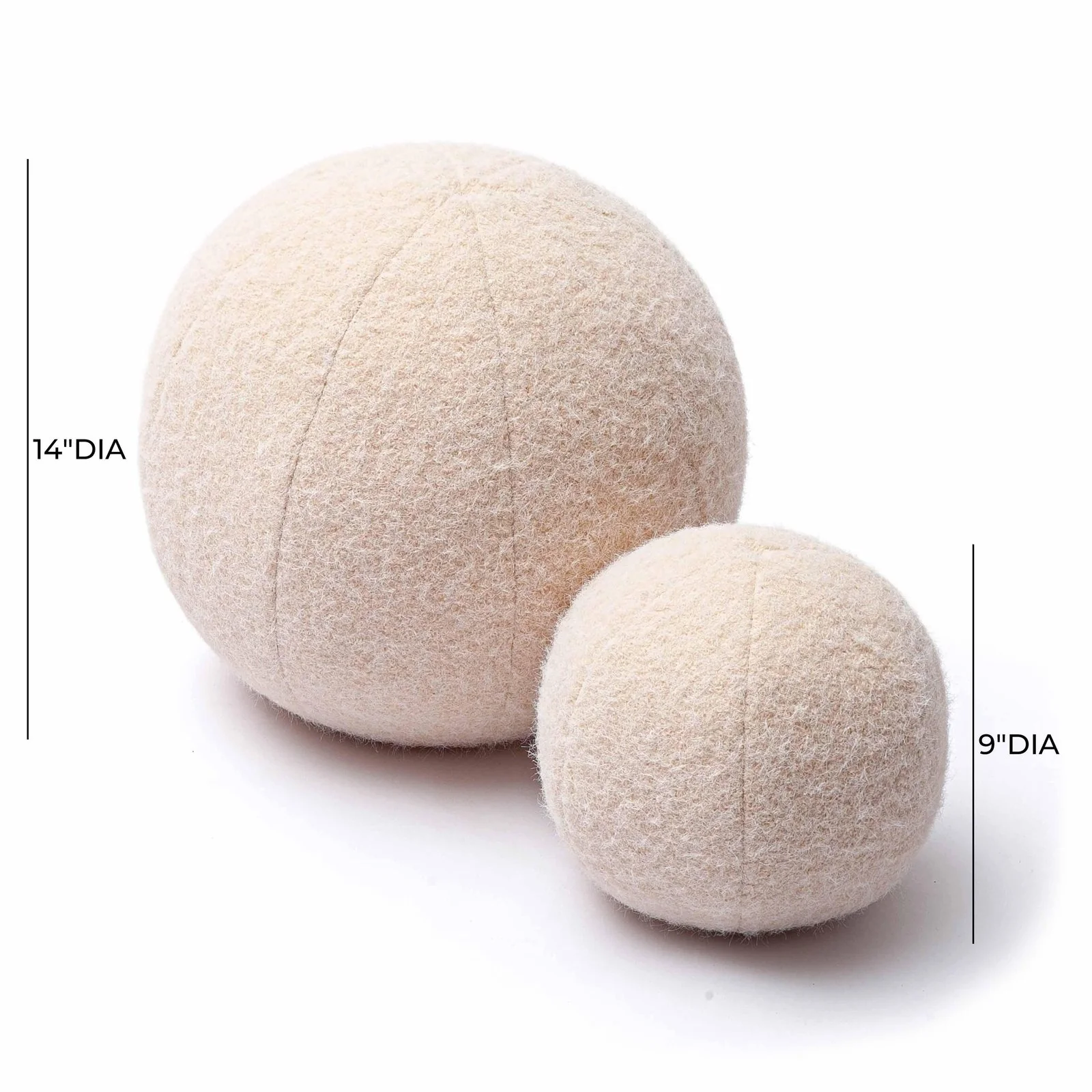 Boba Rose-Tan Long Mohair 9 inch Pillow - Image 6