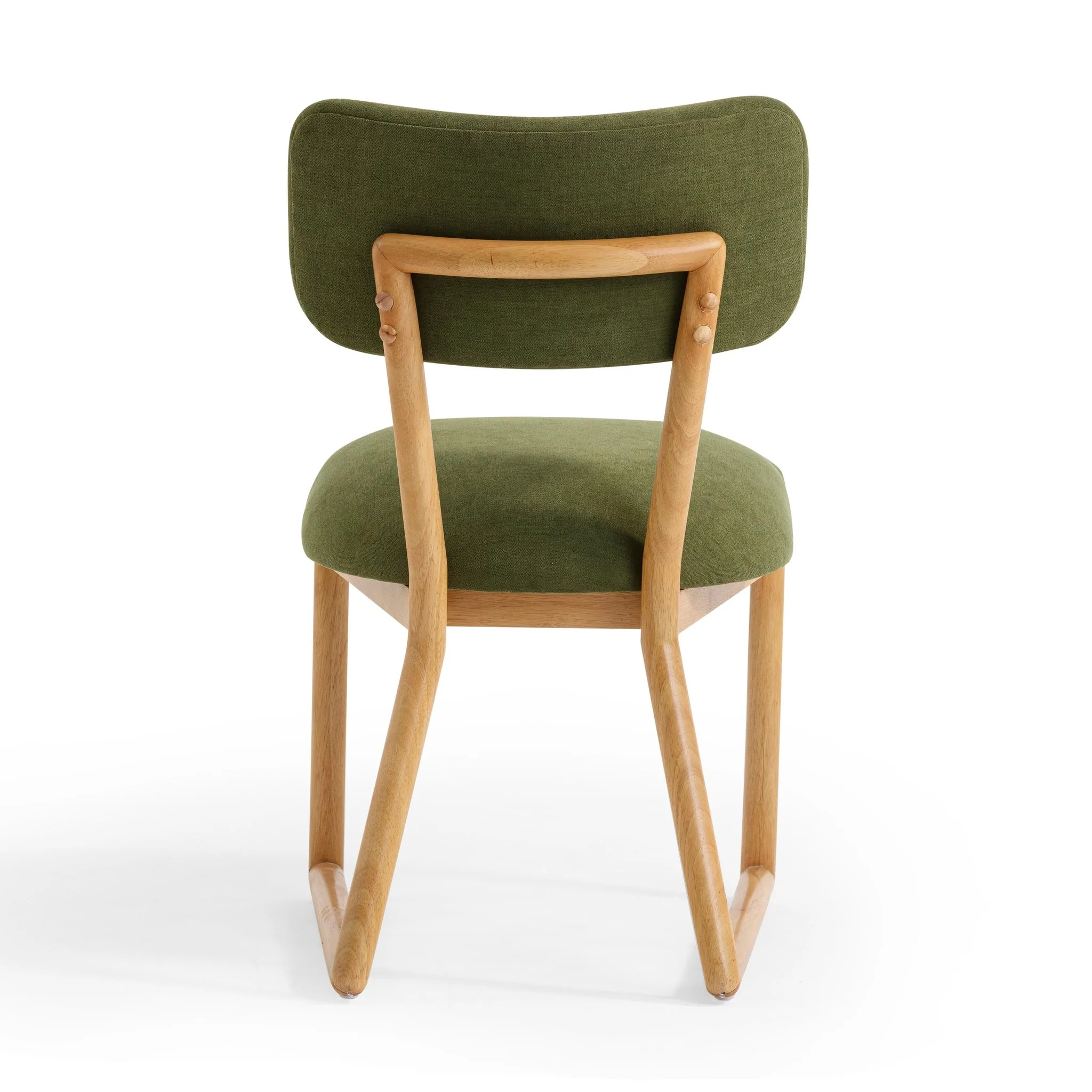 Bobbie Green Performance Upcycled Fabric Dining Chair - Image 5