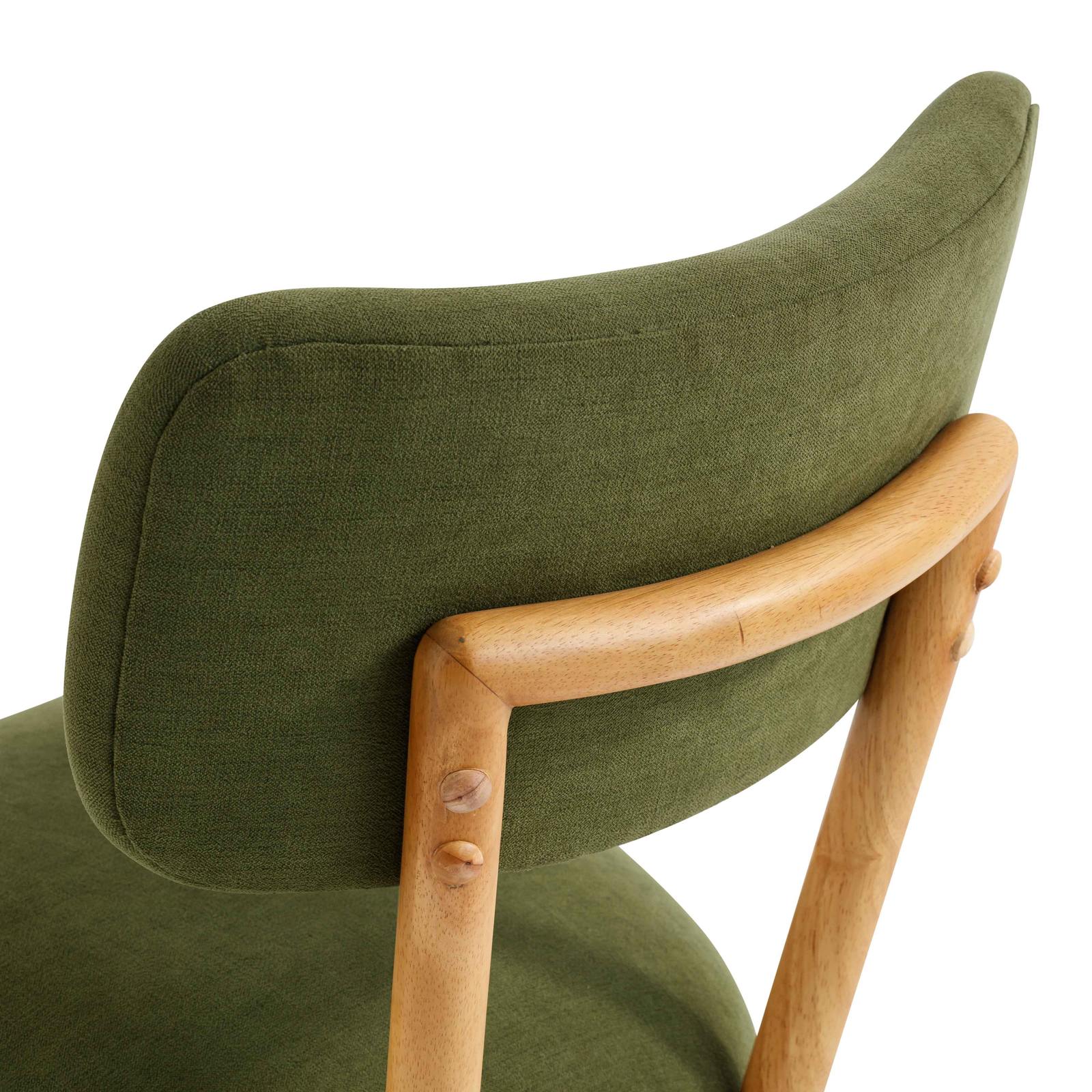 Bobbie Green Performance Upcycled Fabric Dining Chair - Image 6