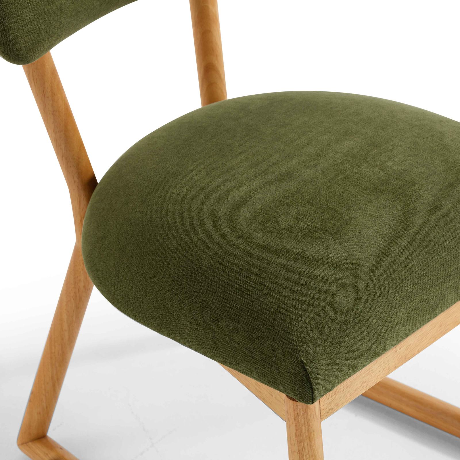 Bobbie Green Performance Upcycled Fabric Dining Chair - Image 7