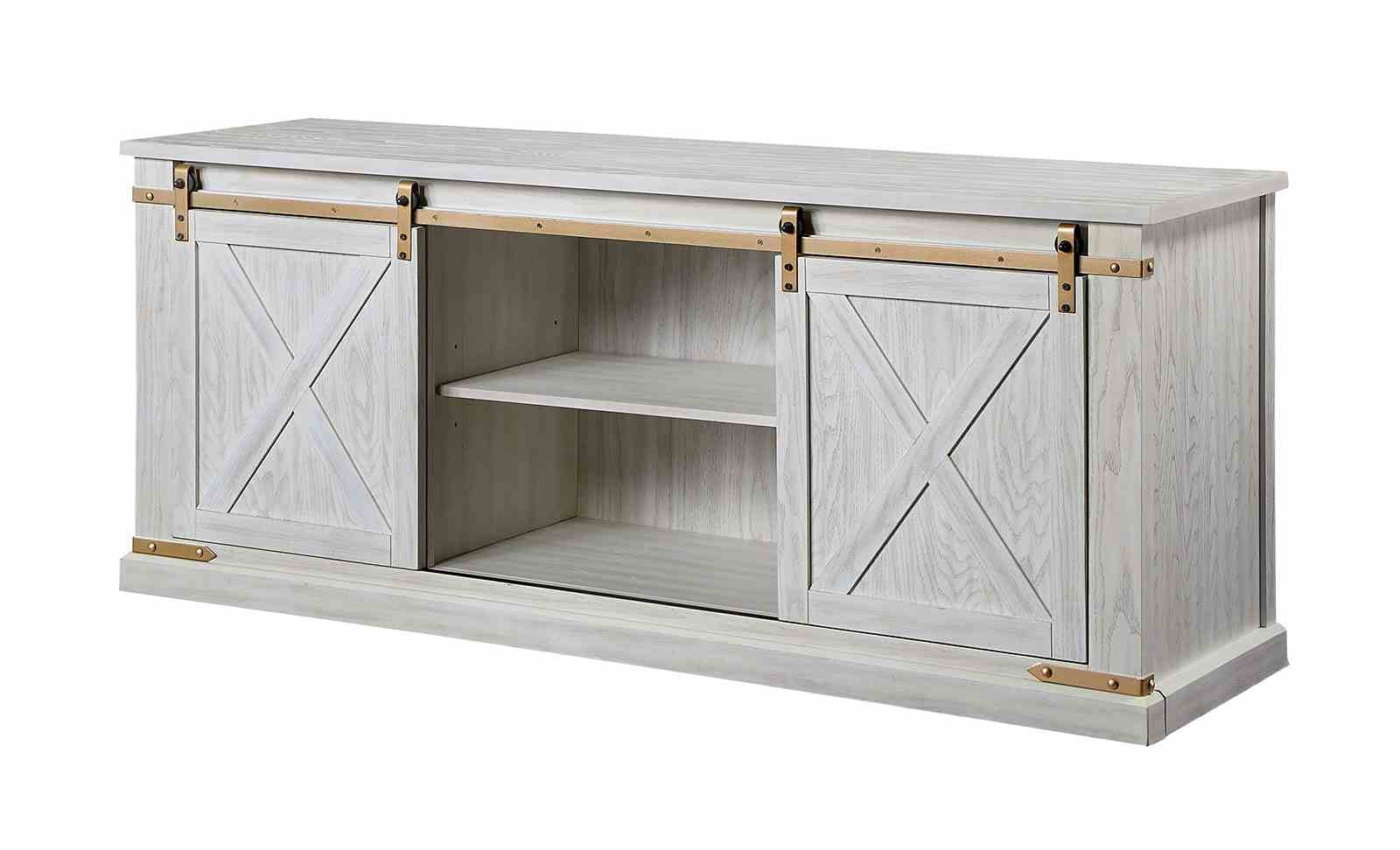 Borrego TV Stand, Antique White - Image 4
