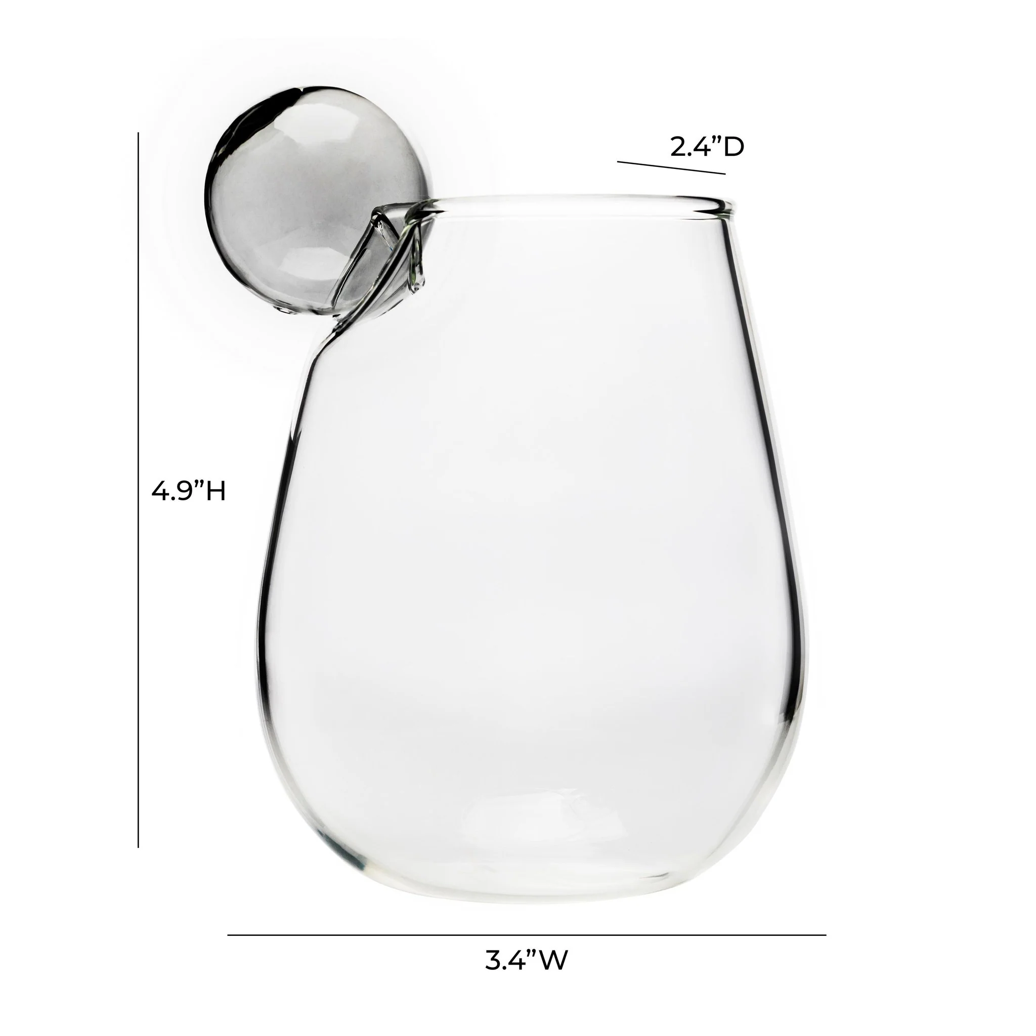 Boule Clear Water Glass - Set of 4 - Image 6