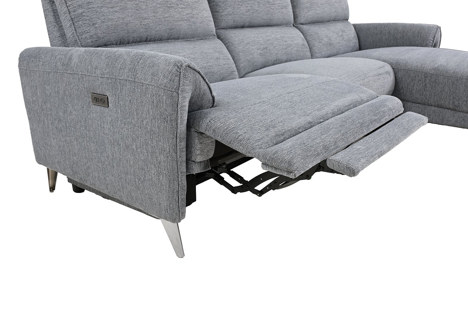 Brande Power Sectional, Right Chaise, Gray - Image 7