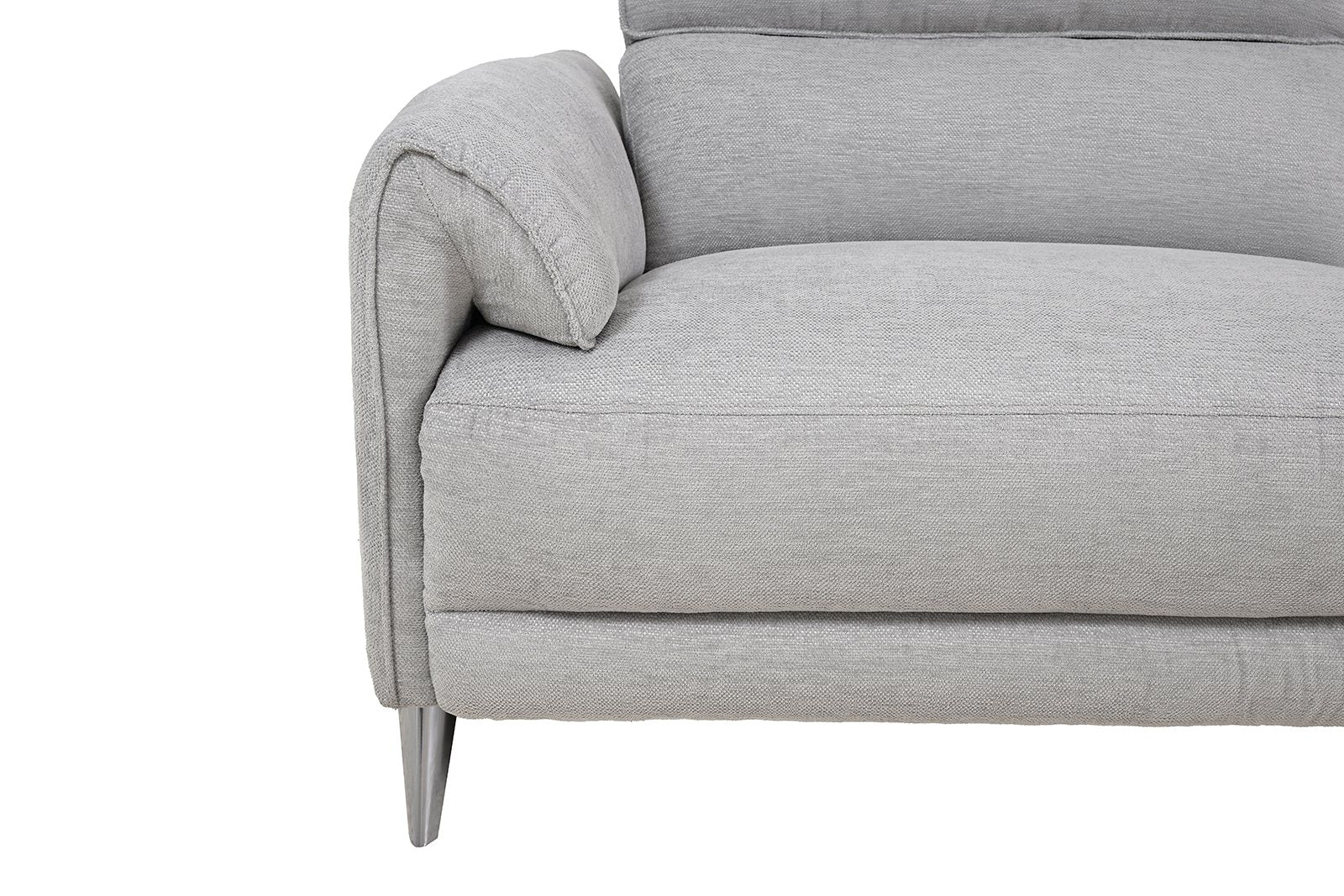 Brande Power Sectional, Right Chaise, Light Gray - Image 6