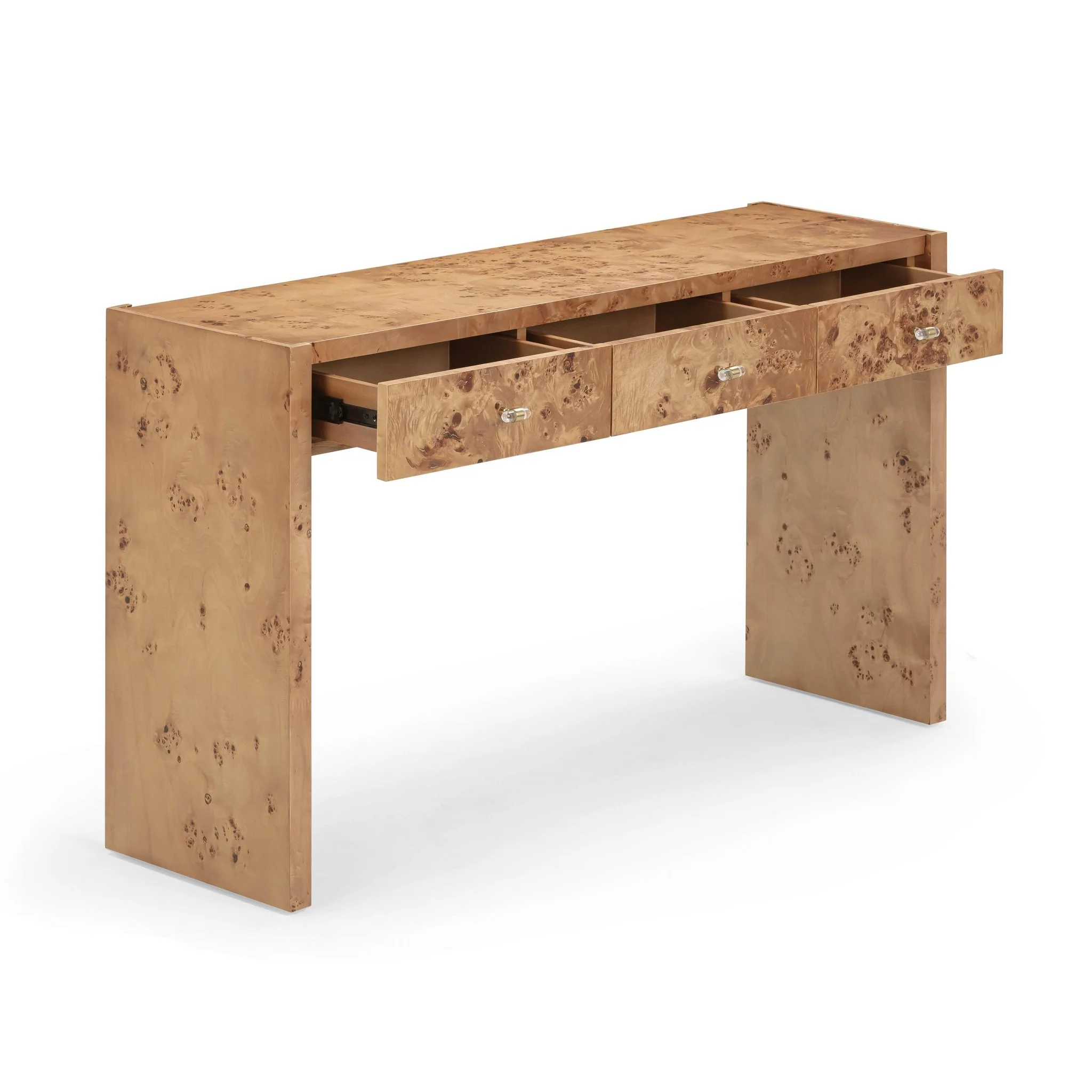 Brandyss Honey Burl Console Table - Image 3