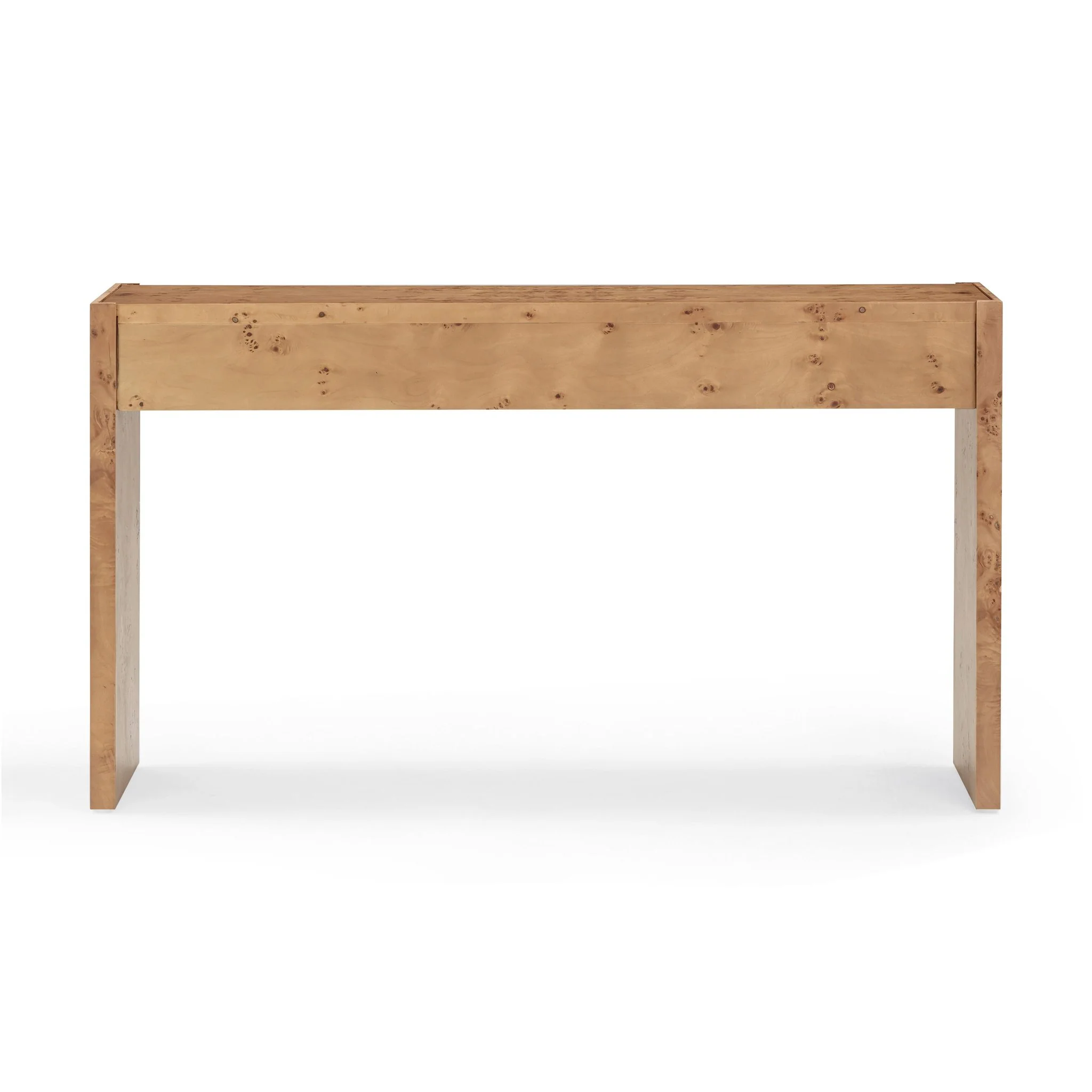 Brandyss Honey Burl Console Table - Image 5