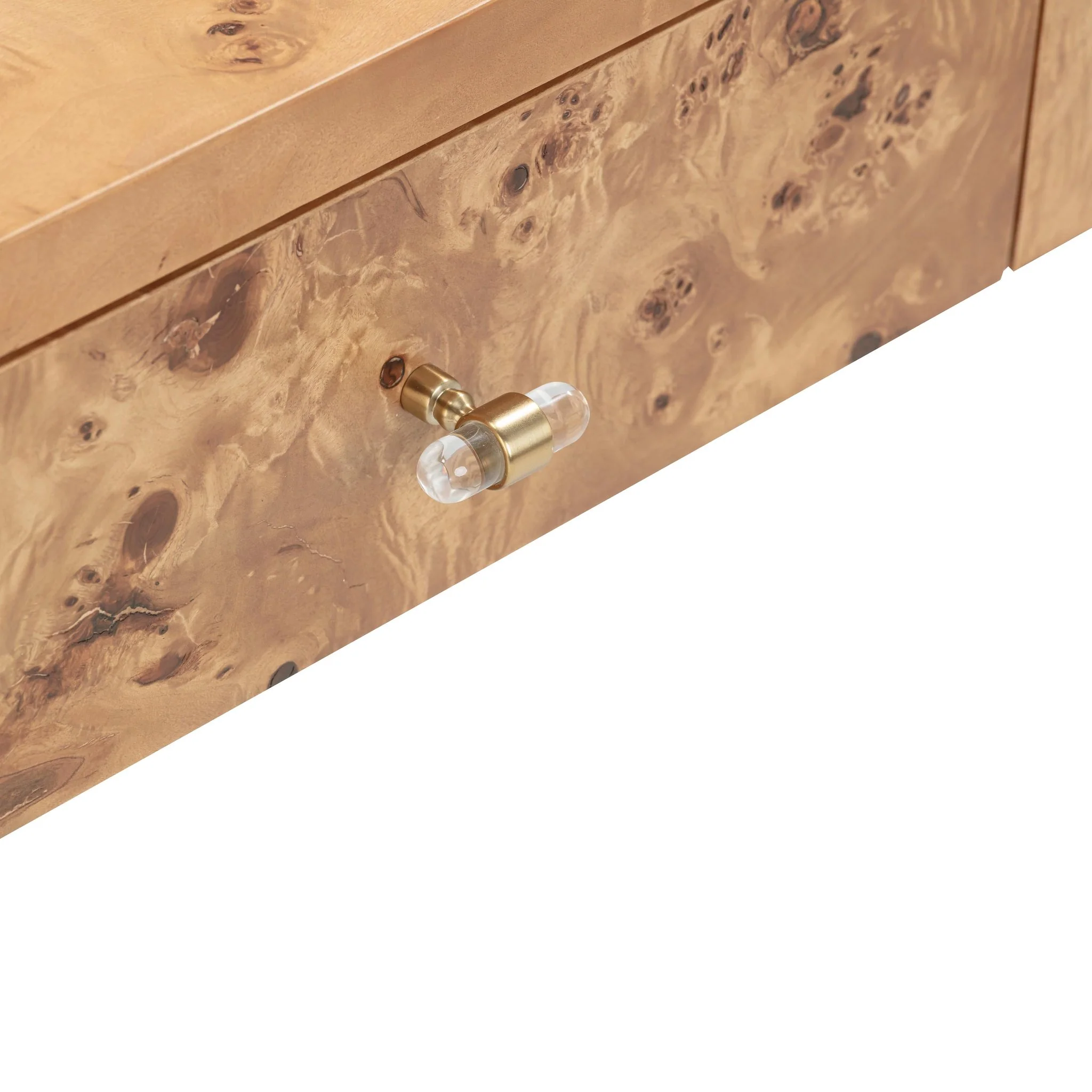Brandyss Honey Burl Console Table - Image 7
