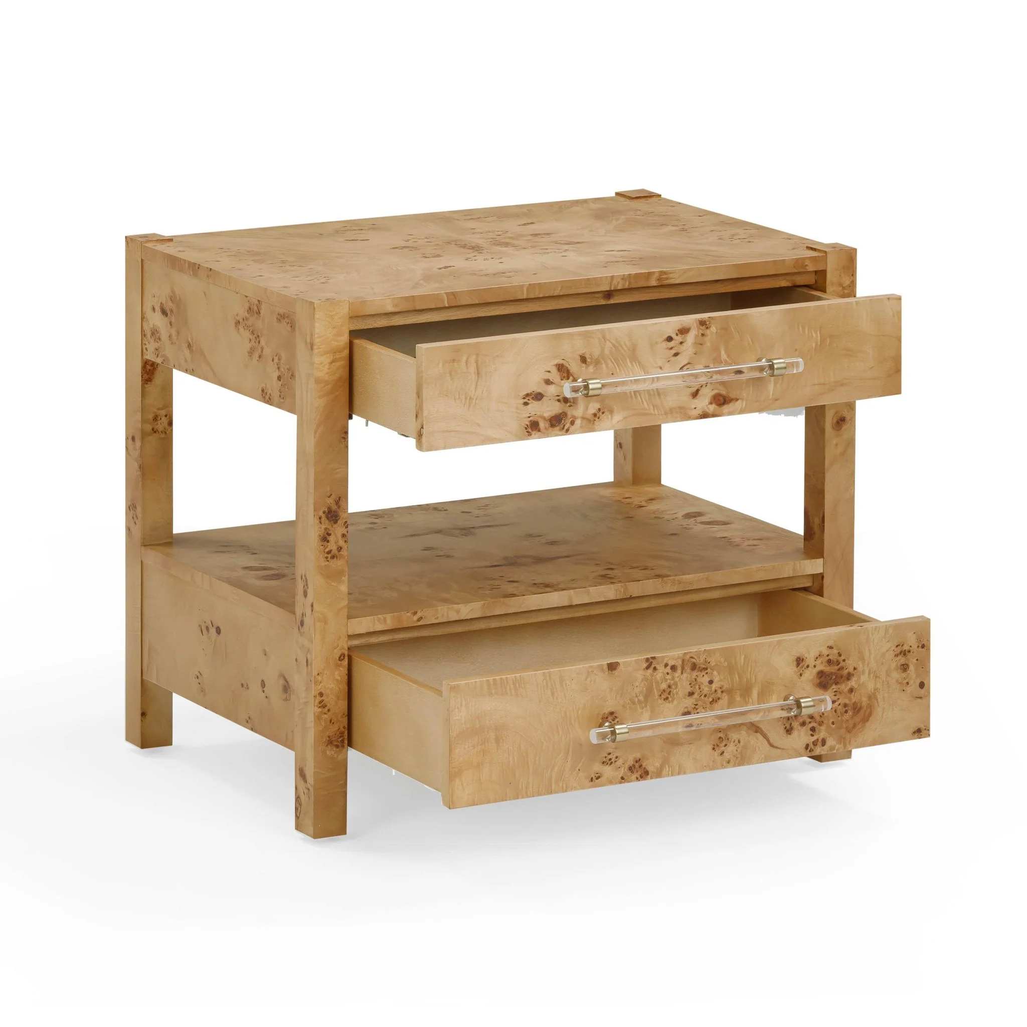 Brandyss Honey Burl Nightstand - Image 4