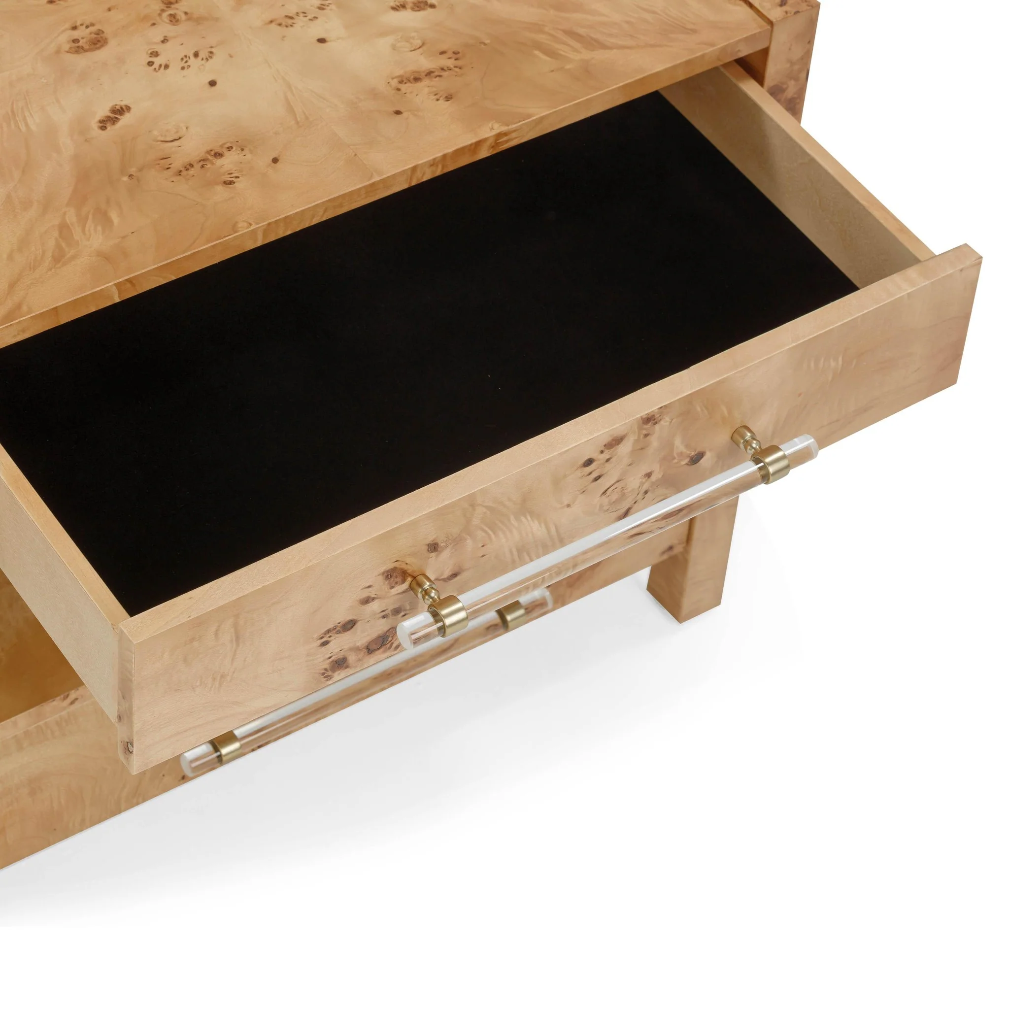 Brandyss Honey Burl Nightstand - Image 8