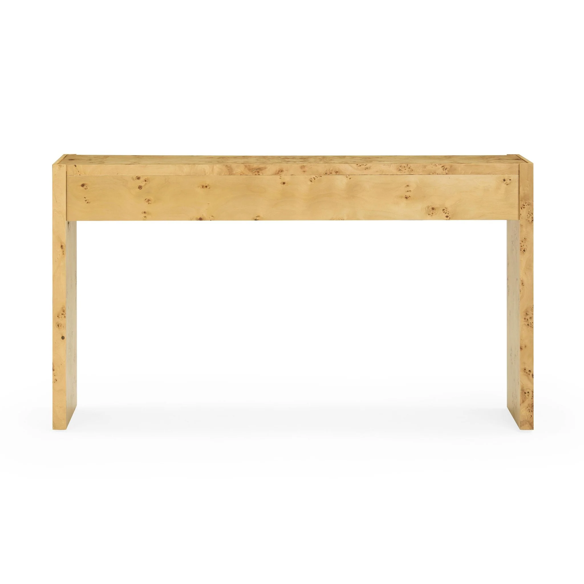 Brandyss Natural Burl Console Table - Image 5