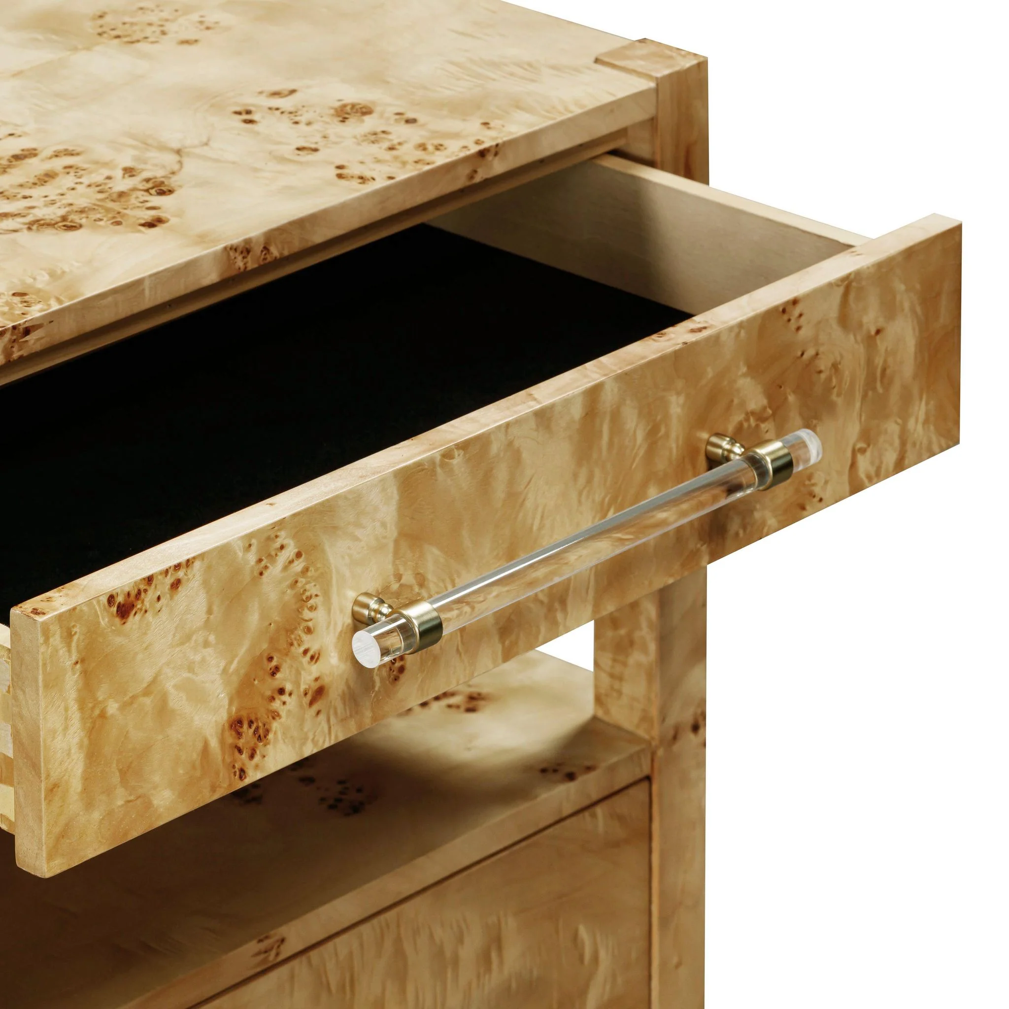 Brandyss Natural Burl Nightstand - Image 6