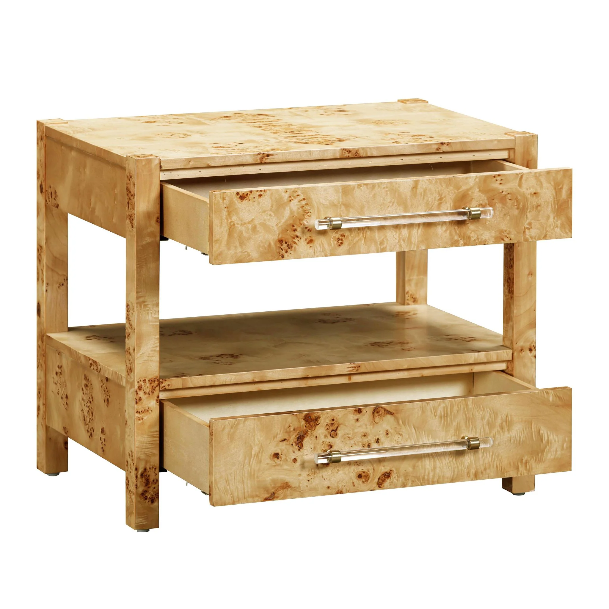 Brandyss Natural Burl Nightstand - Image 7
