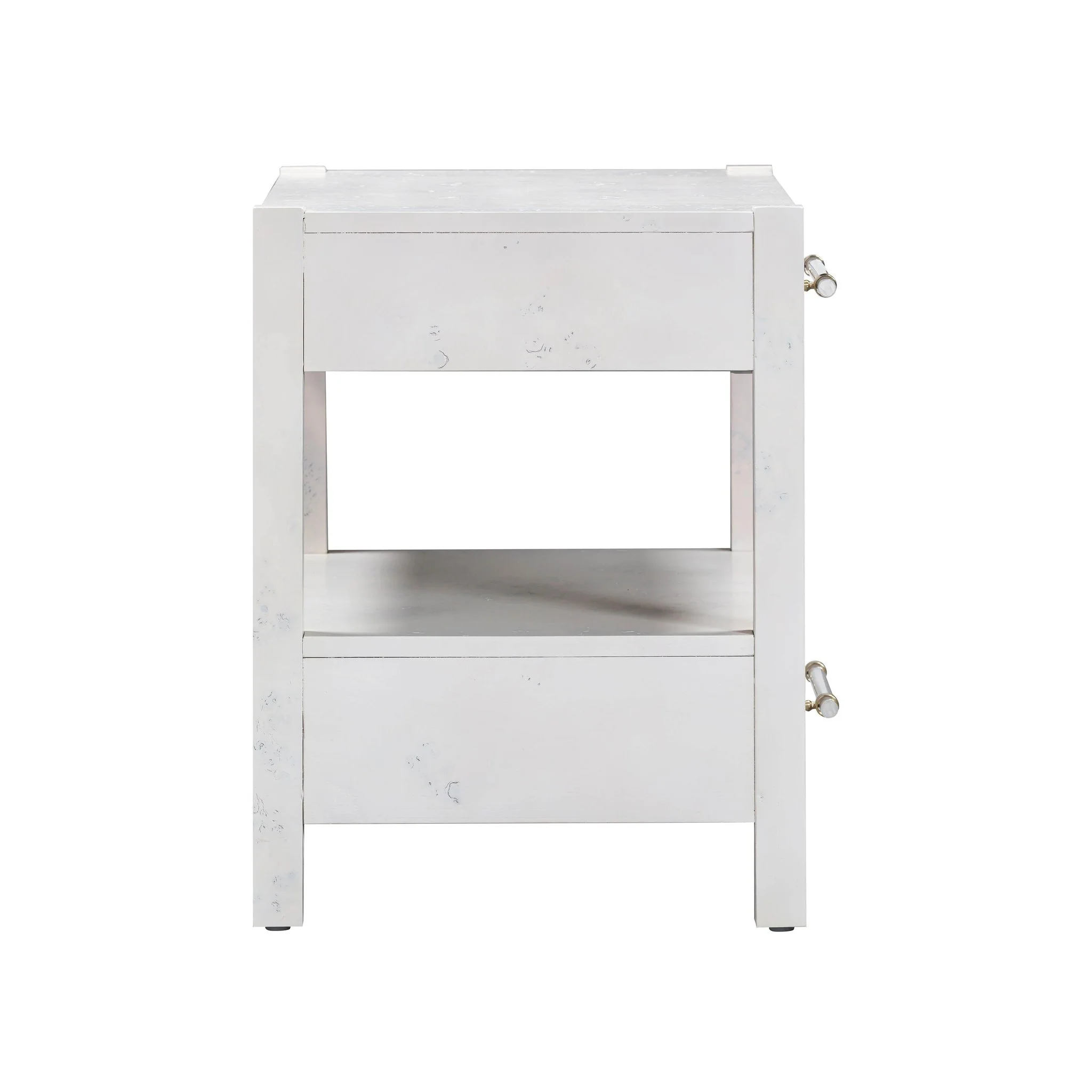 Brandyss White Burl Nightstand - Image 4
