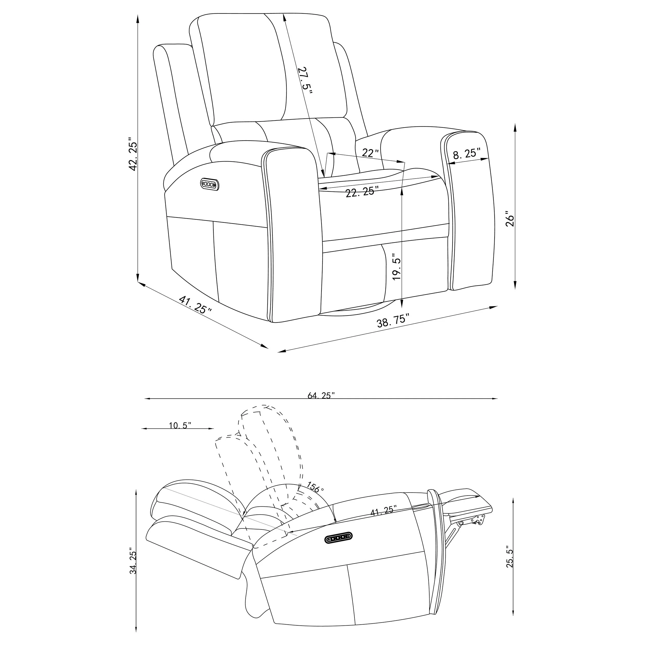 Brickston Triple Power Reclining Sofa Set - Image 33