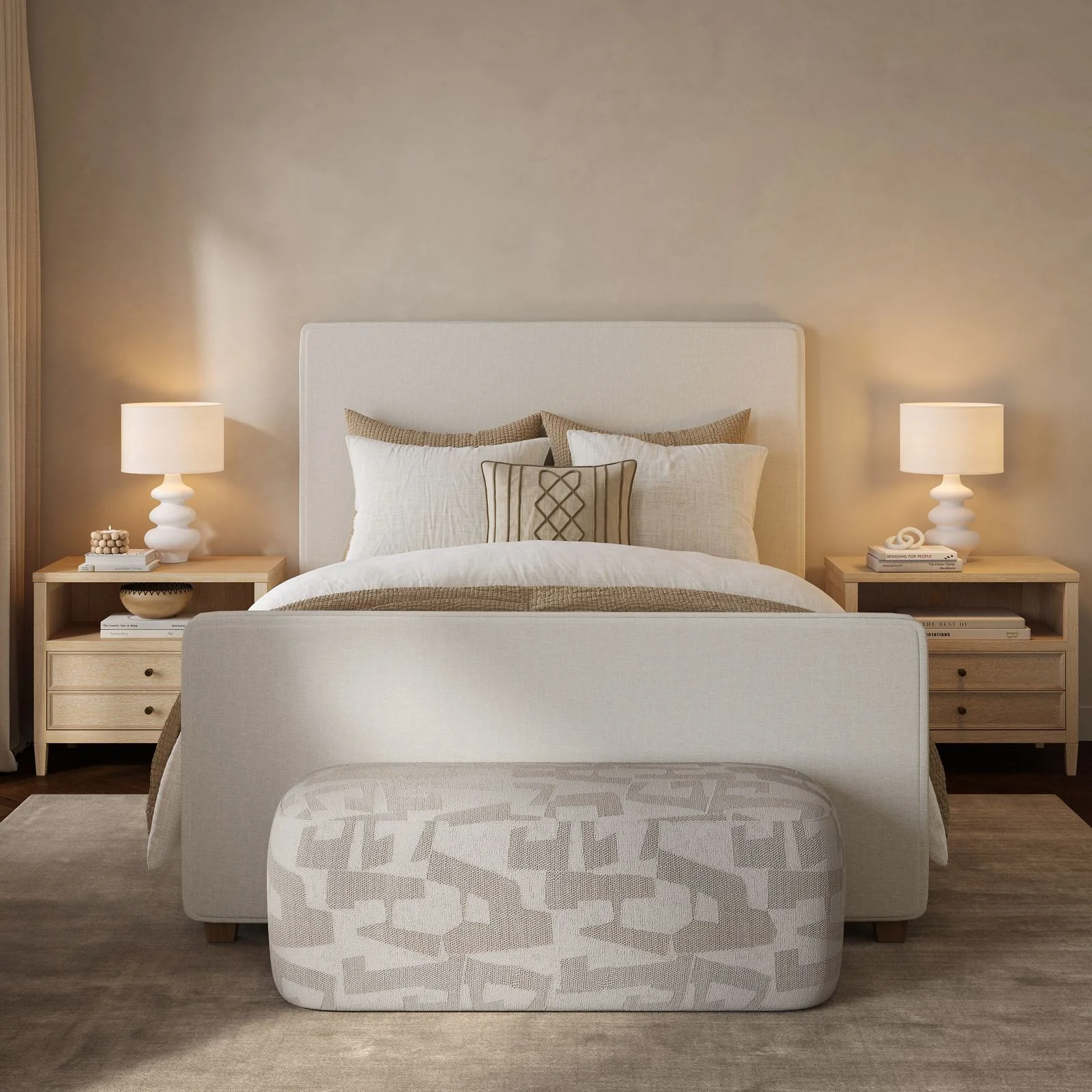 Bristol Park Ivory Queen Bed - Image 10