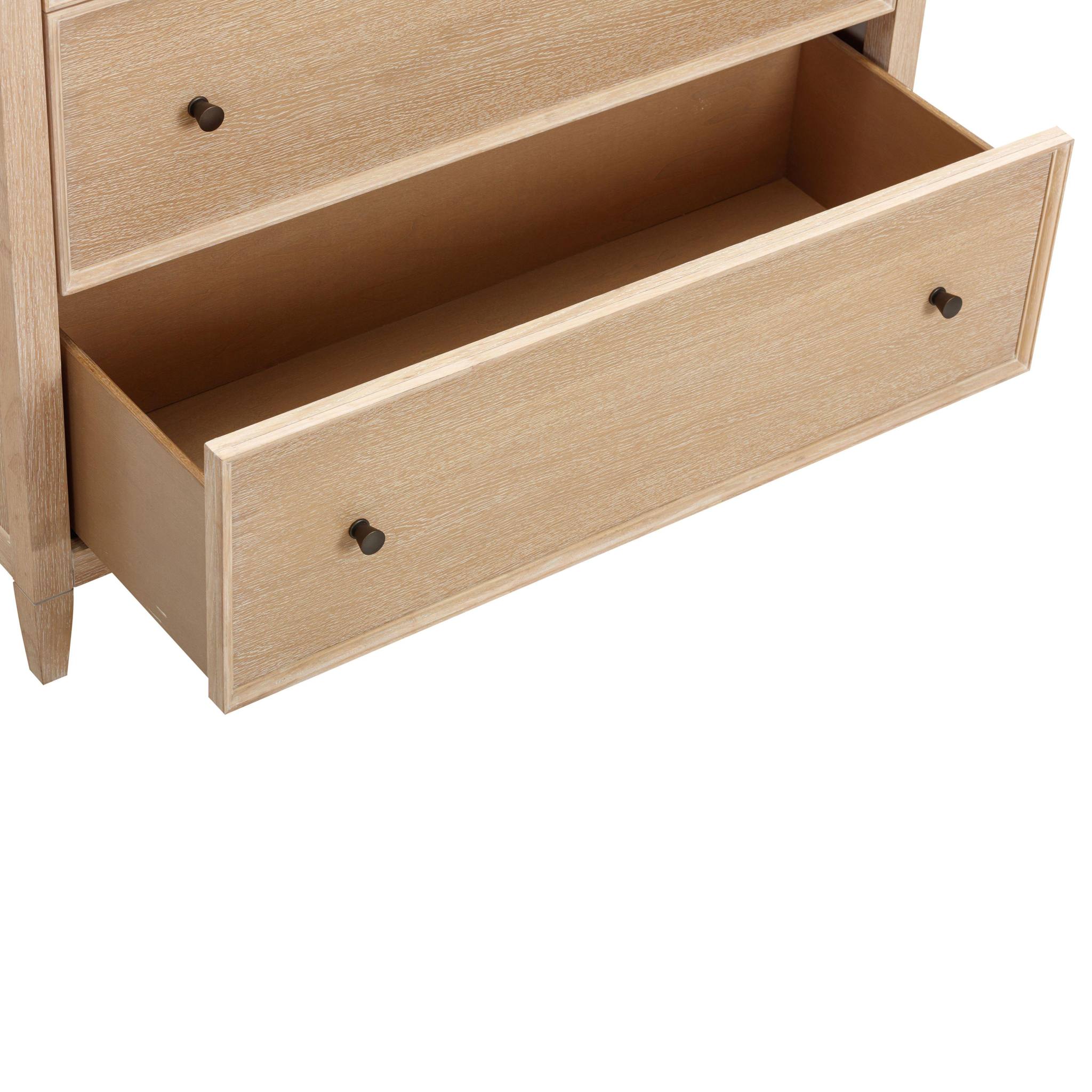 Bristol Park Whitewashed Oak Wood Chest - Image 8