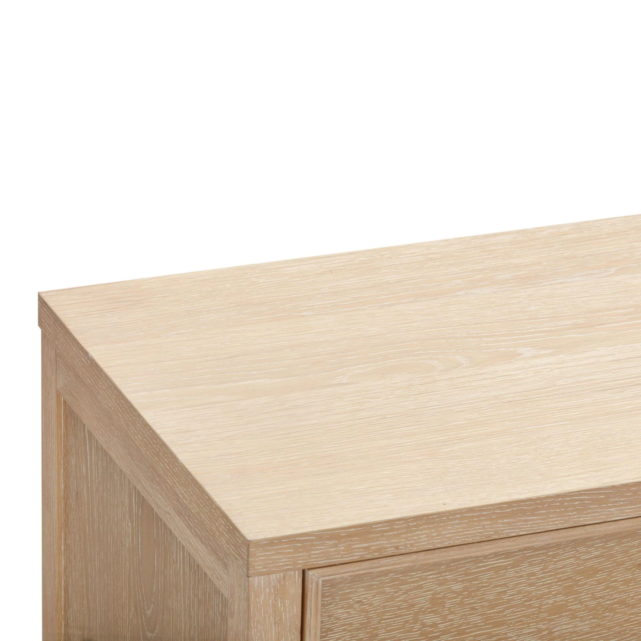 Bristol Park Whitewashed Oak Wood Dresser - Image 7