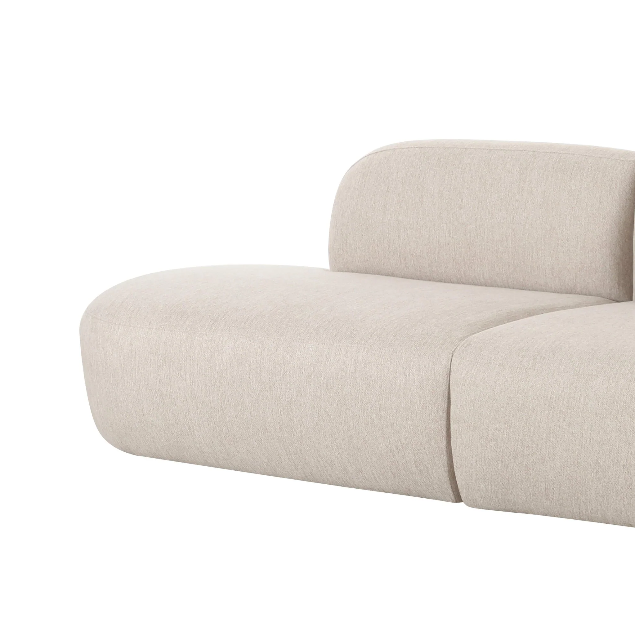 Broohah Beige Linen Sofa - Image 5