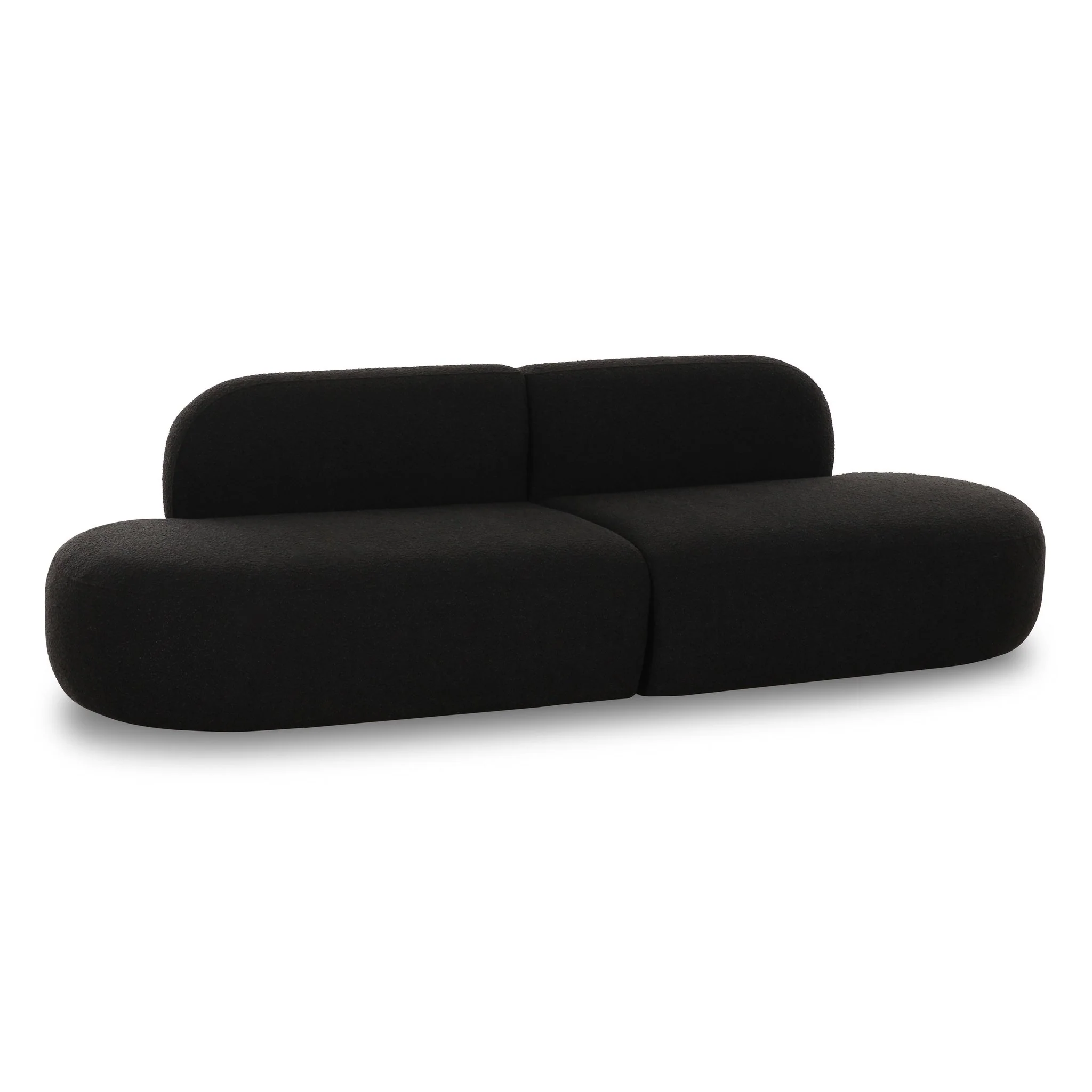 Broohah Black Boucle Sofa - Image 3