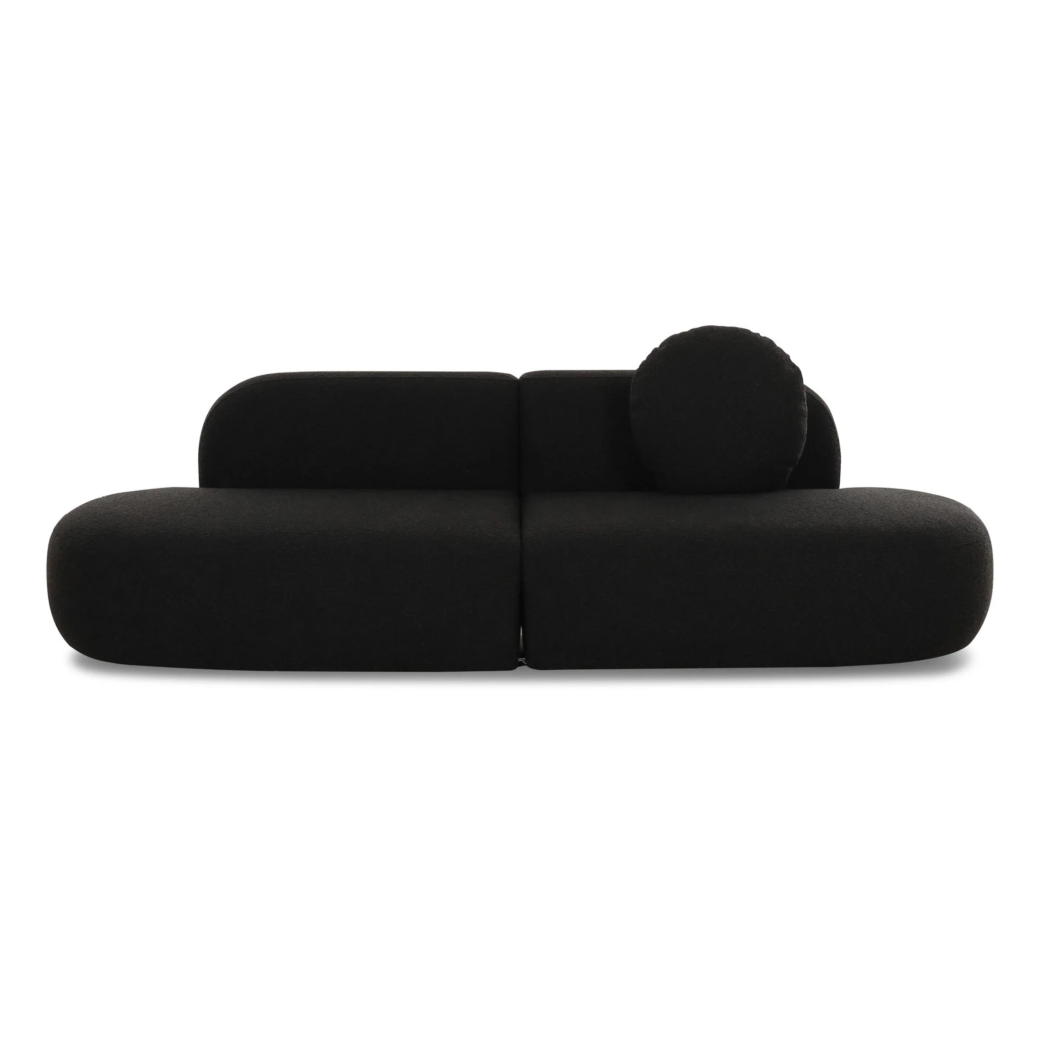 Broohah Black Boucle Sofa - Image 4