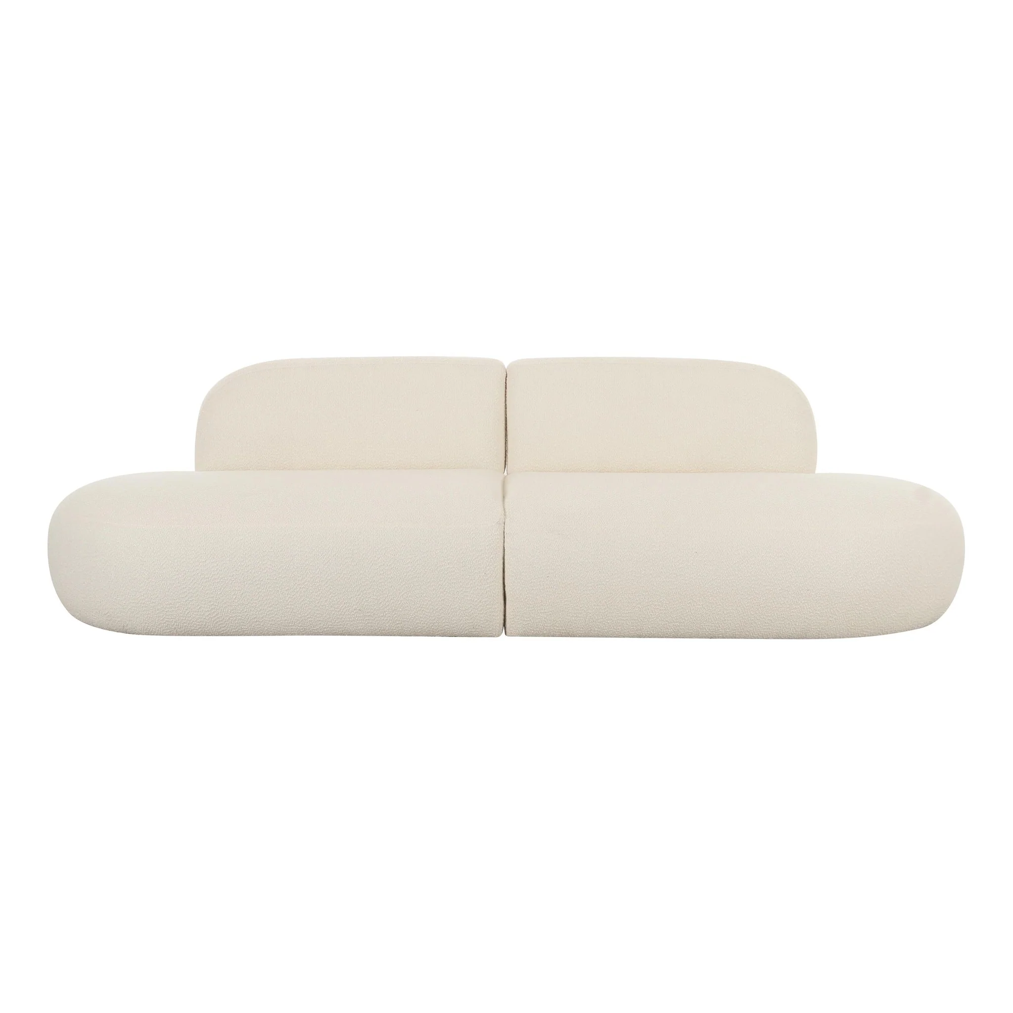 Broohah Cream Boucle Sofa - Image 3