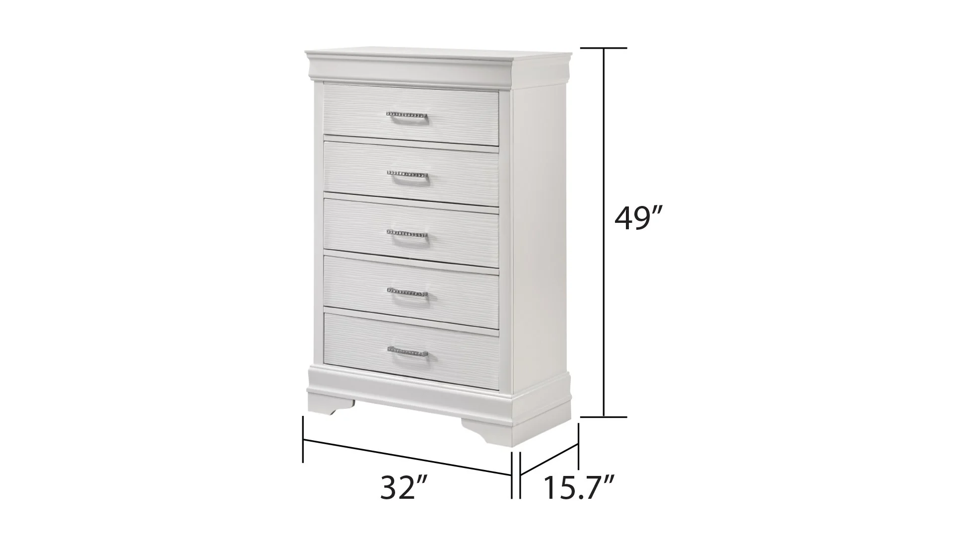 Brooklyn Chest White - Image 5