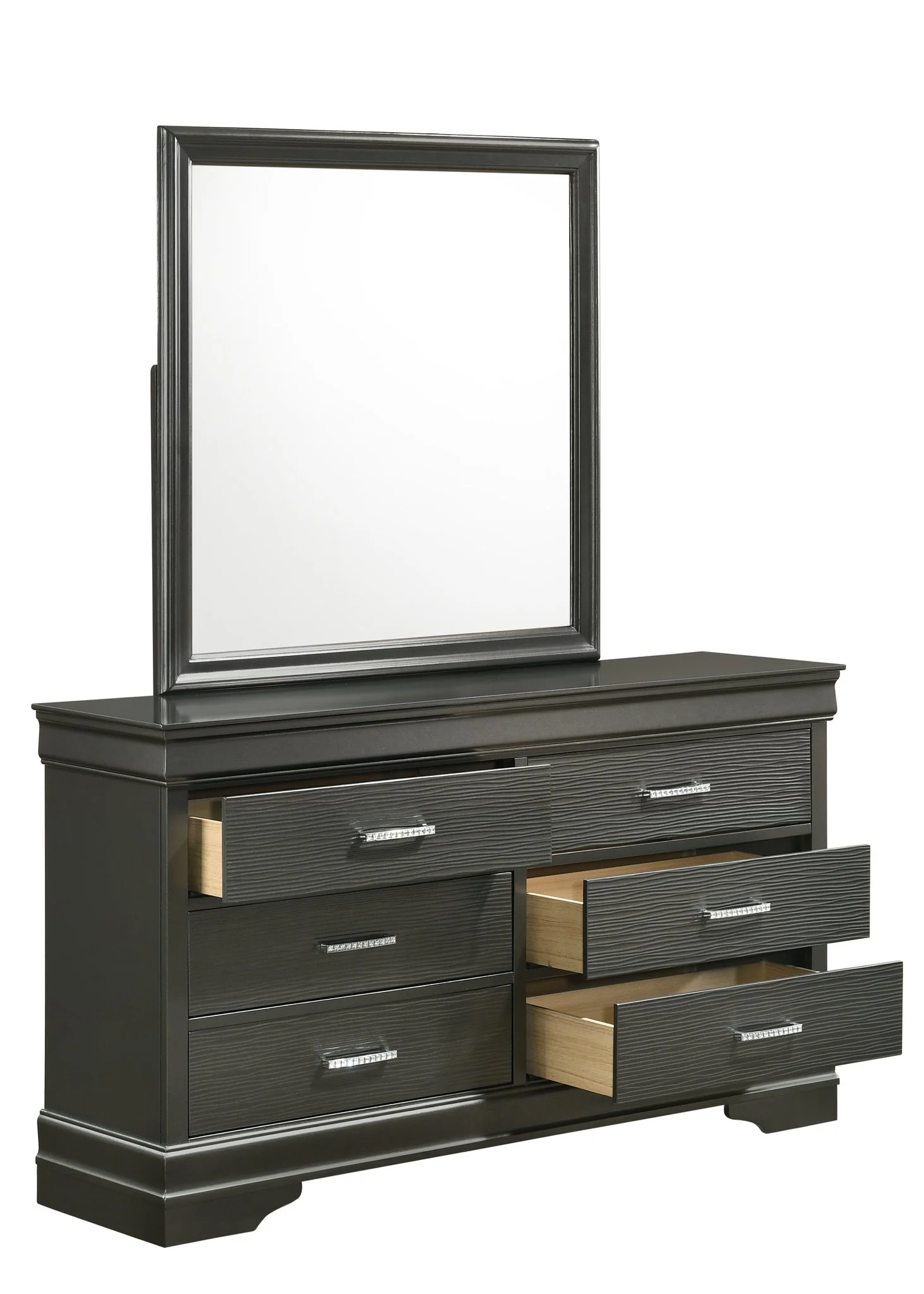 Brooklyn Full 4 Bedroom Set Gray - Image 8
