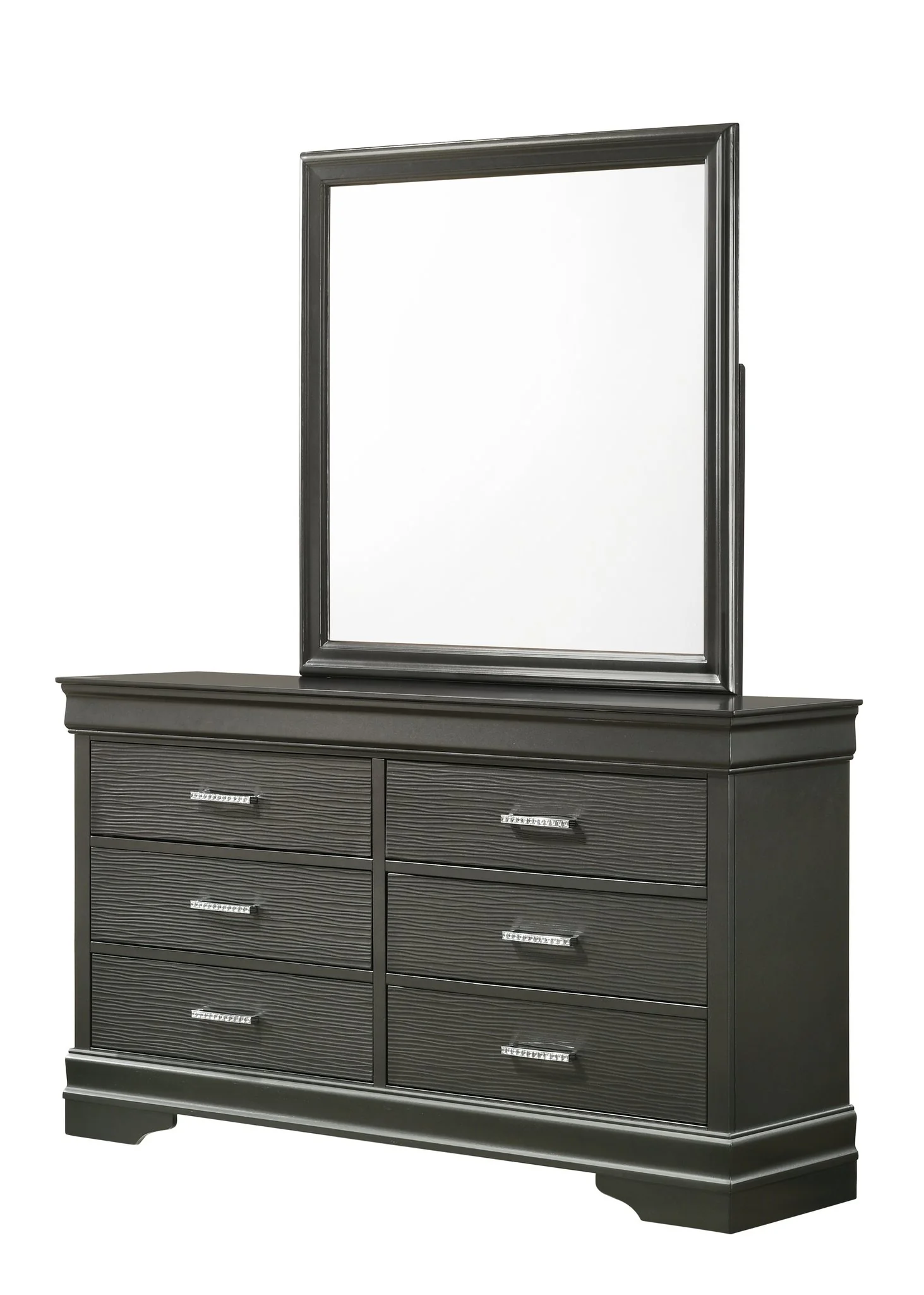 Brooklyn King 4 Bedroom Set Gray - Image 3