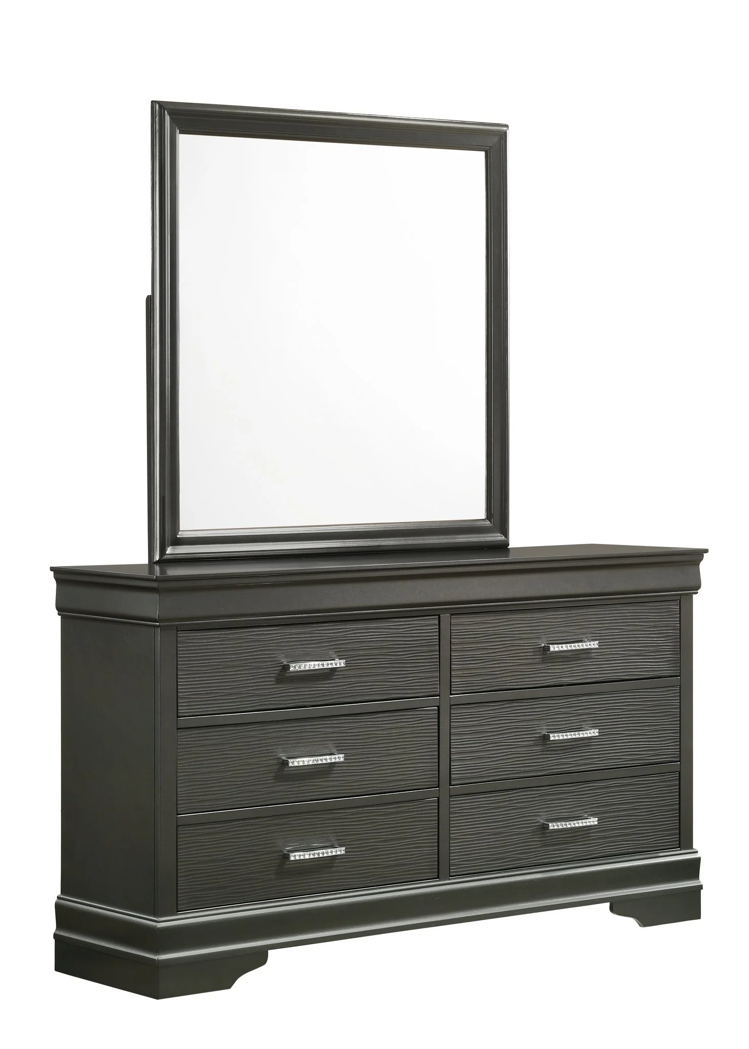 Brooklyn King 4 Bedroom Set Gray - Image 5