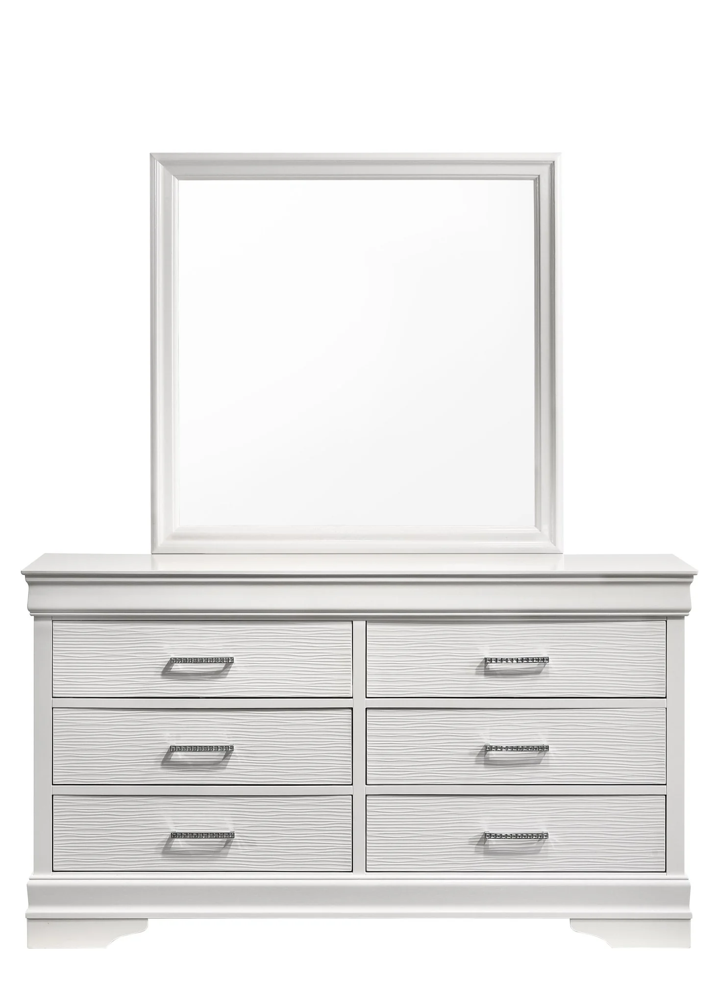 Brooklyn King 4 Bedroom Set White - Image 4