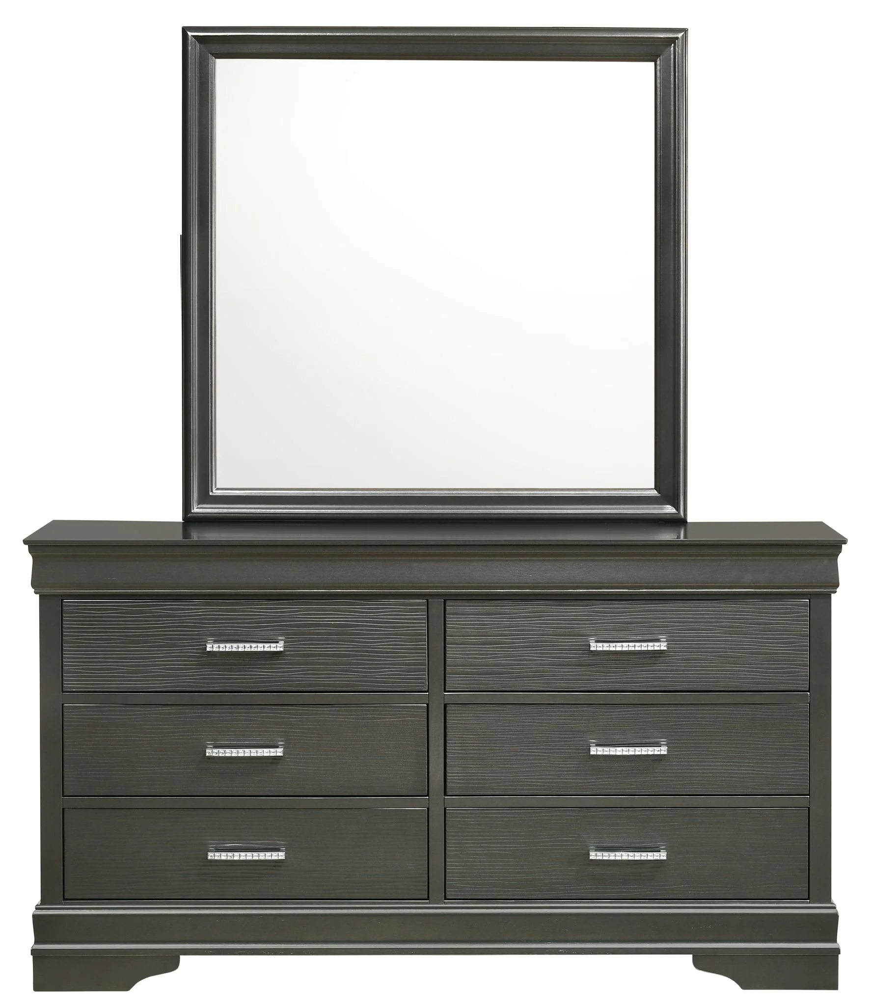 Brooklyn King 5 Bedroom Set Gray - Image 4