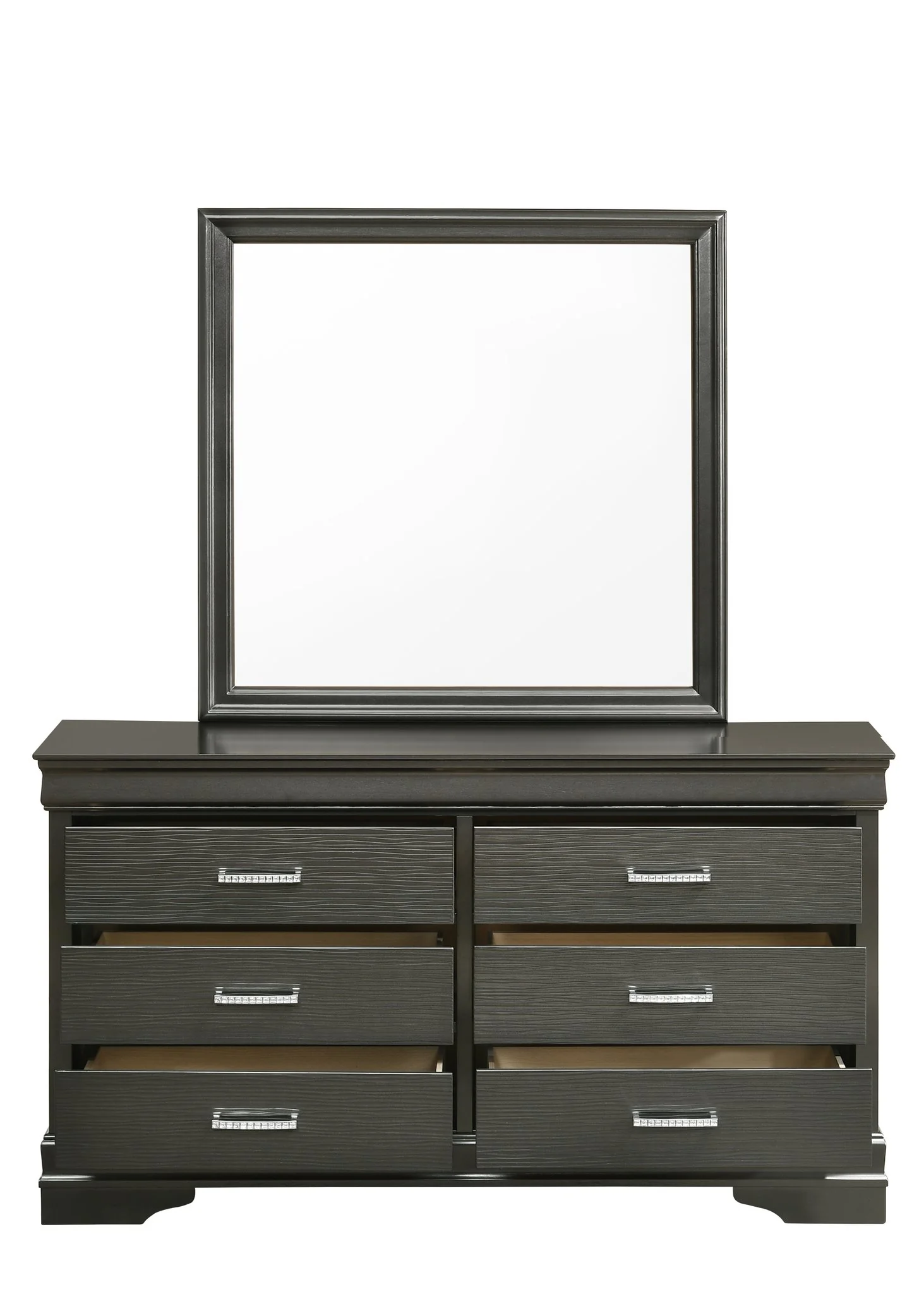 Brooklyn King 5 Bedroom Set Gray - Image 6