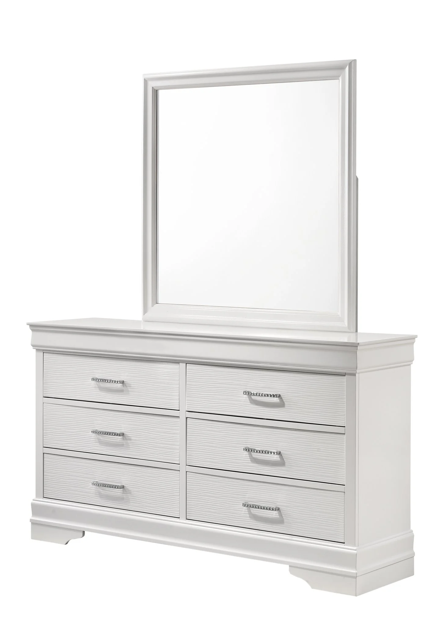Brooklyn Queen 5 Bedroom Set White - Image 7
