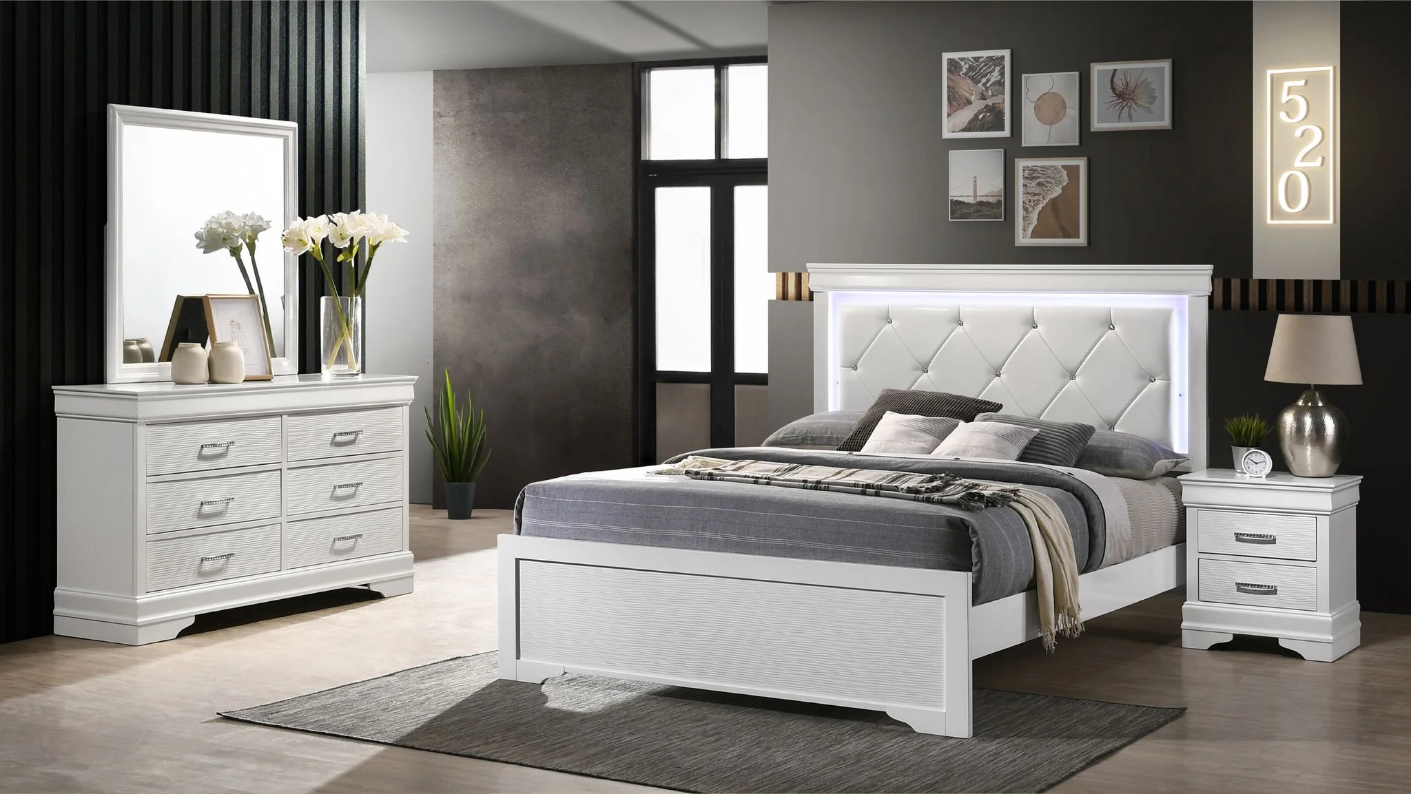 Brooklyn Twin 4 Bedroom Set White - Image 16