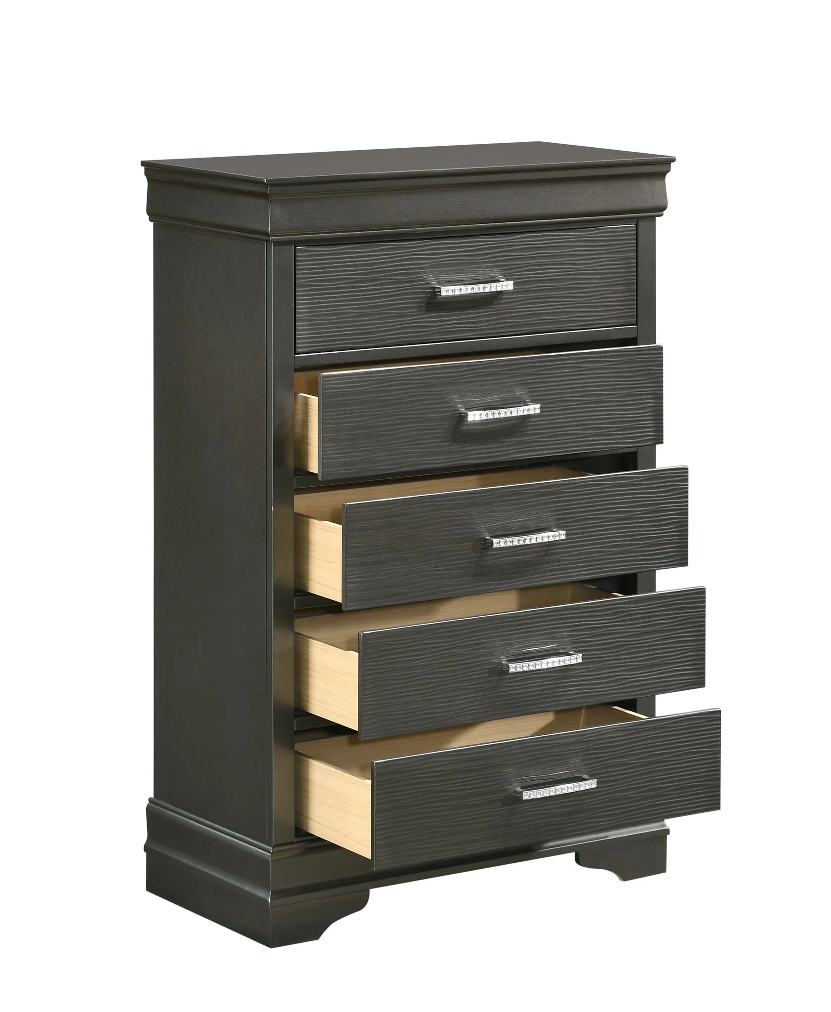 Brooklyn Twin 5 Bedroom Set Gray - Image 18