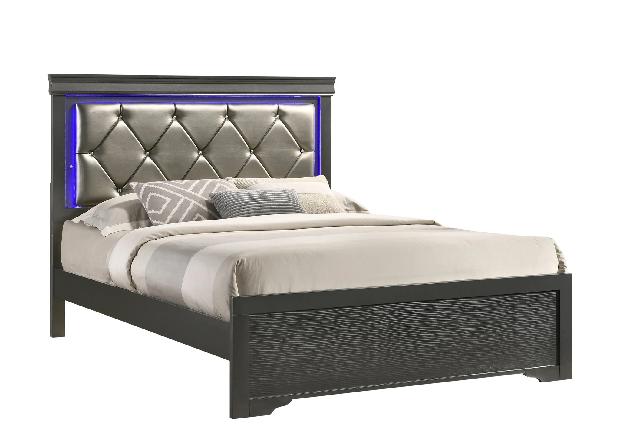 Brooklyn Twin Bed Gray - Image 2