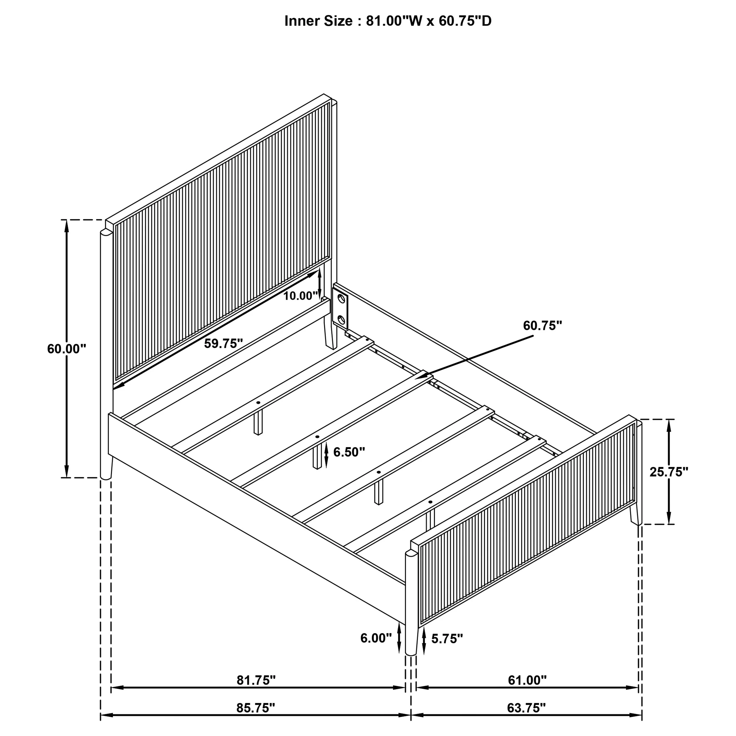 Brookmead Panel Bed - Image 9