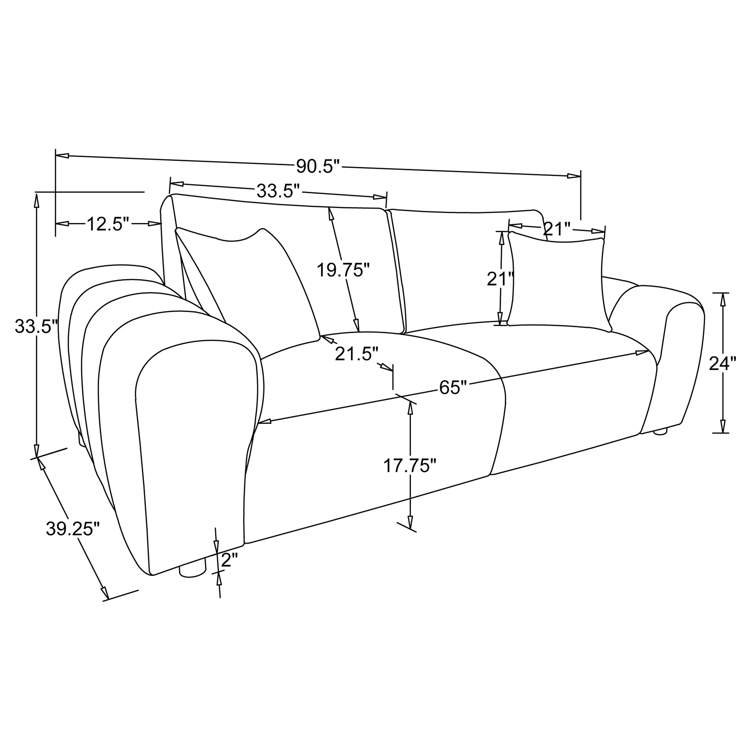 Burnett Sofa Set - Image 8