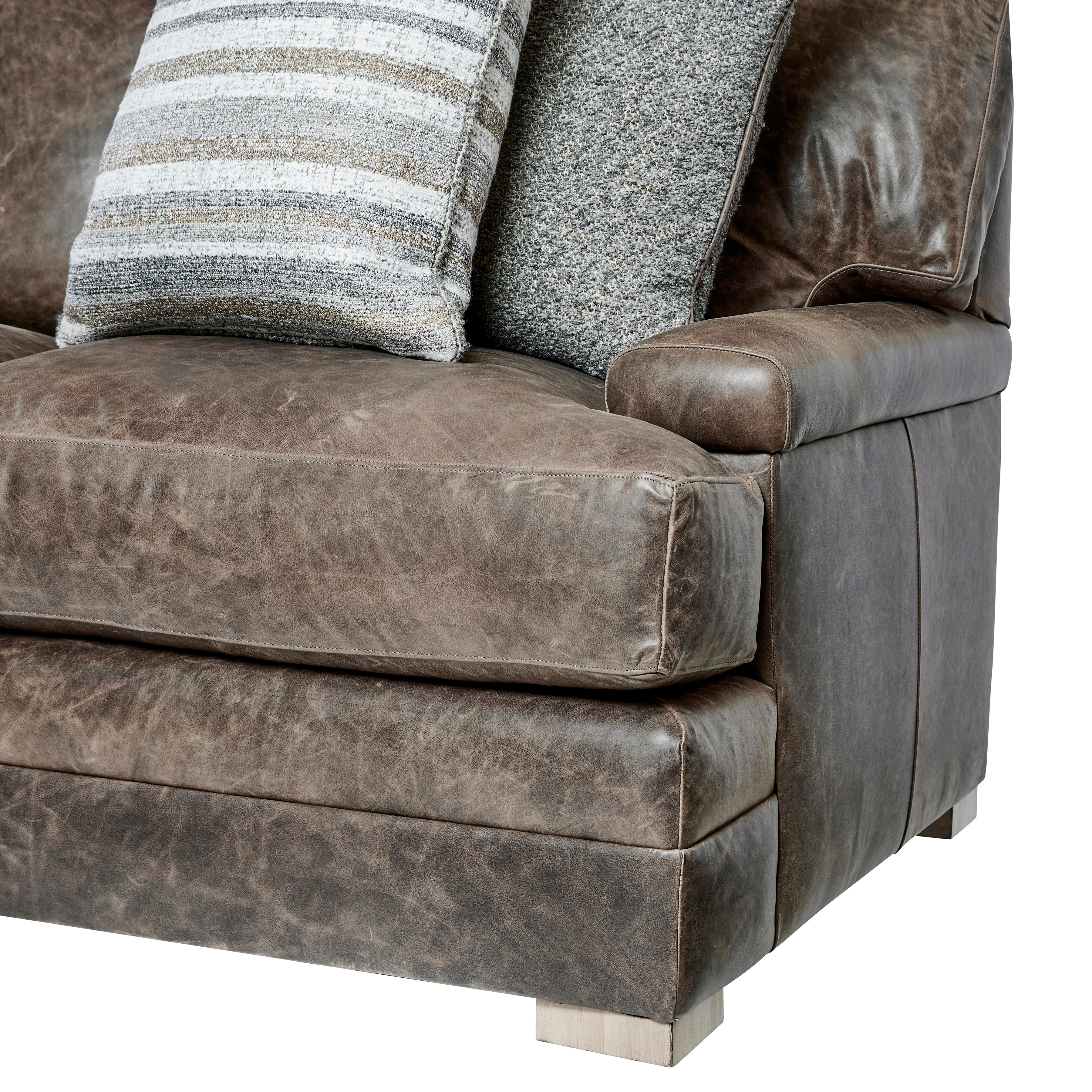 Burnham Leather Sofa - Image 9