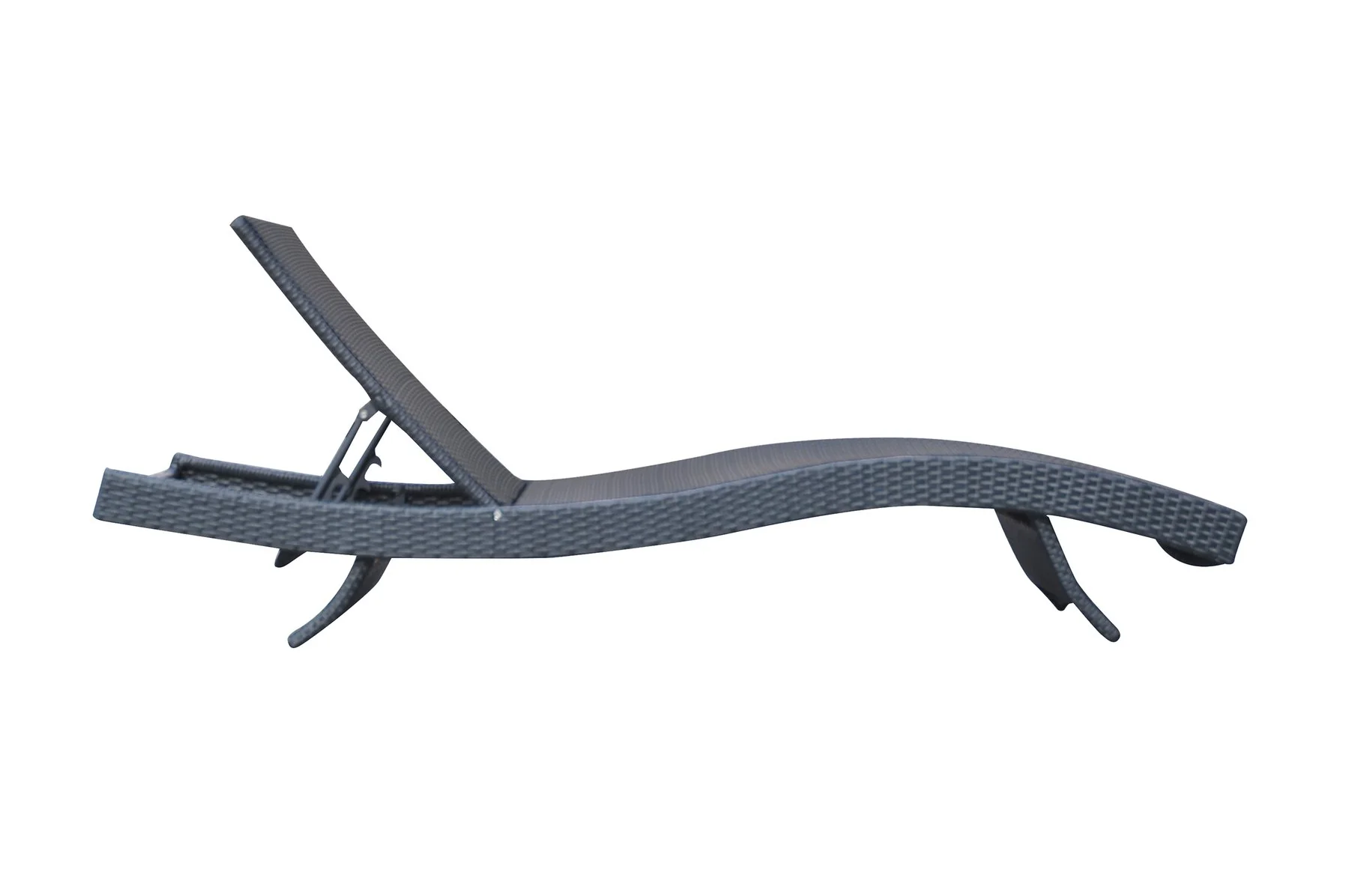 Cabana Outdoor Adjustable Wicker Chaise Lounge Chair - Image 4