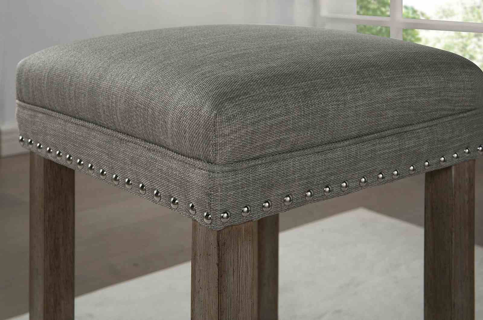 Caerleon 4 Pc. Counter Ht. Table Set, Wire-brushed Gray - Image 5