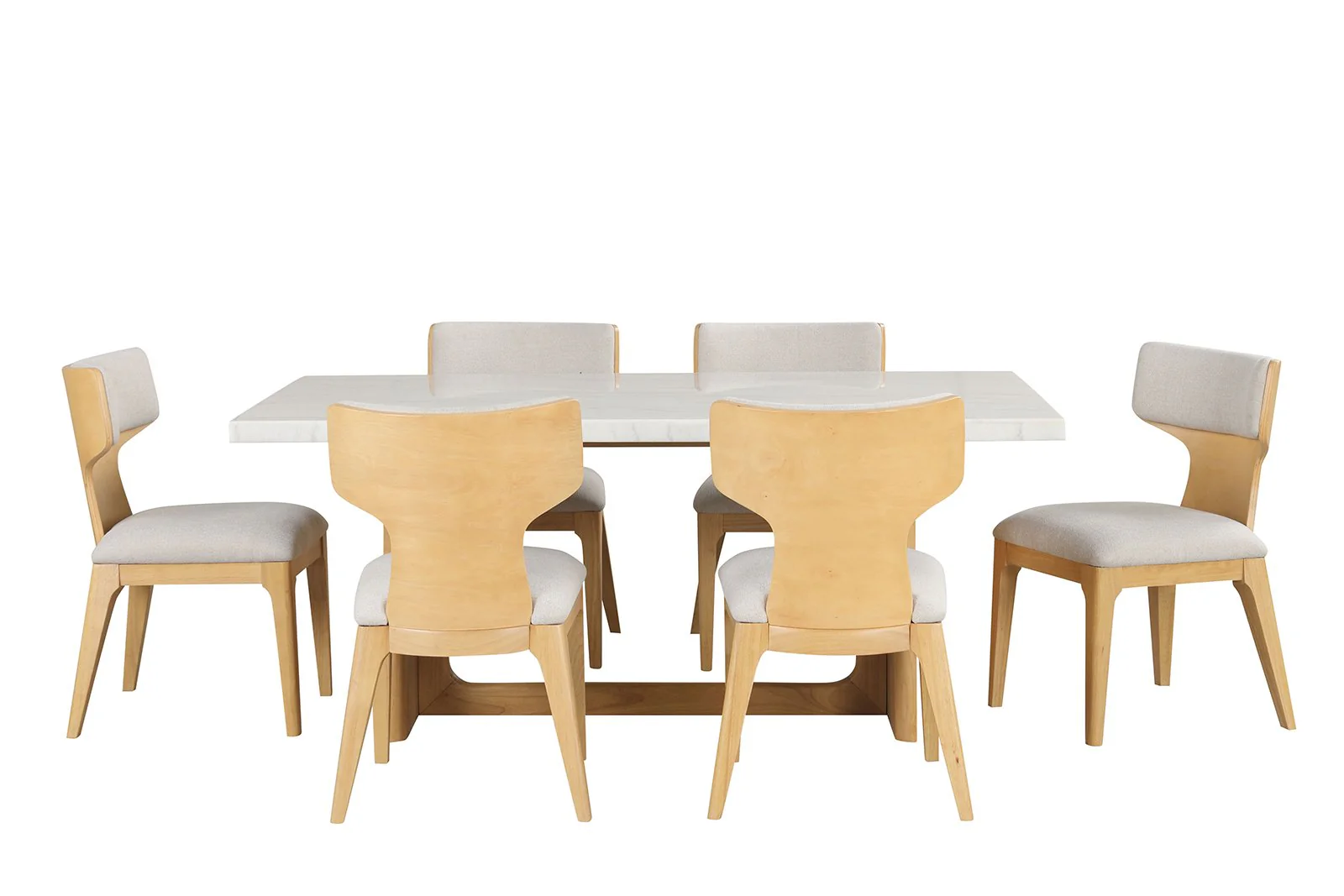 Caerwys 7 Pc. Dining Table Set - Image 4