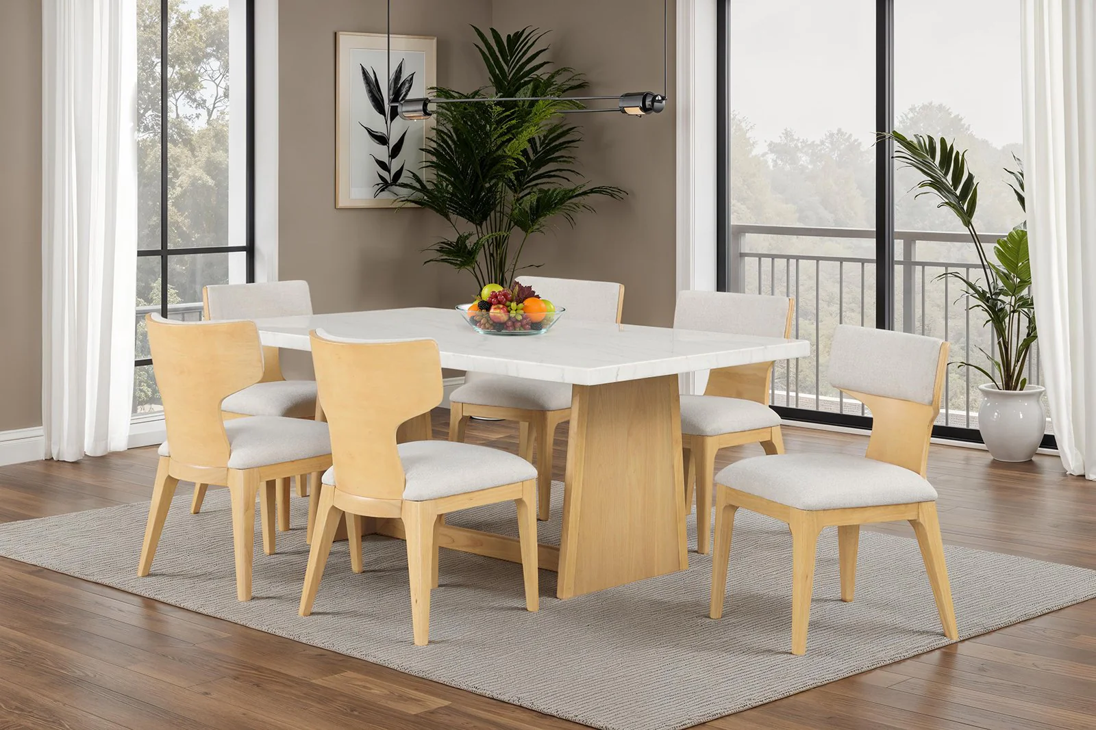 Caerwys Dining Table, Natural - Image 2